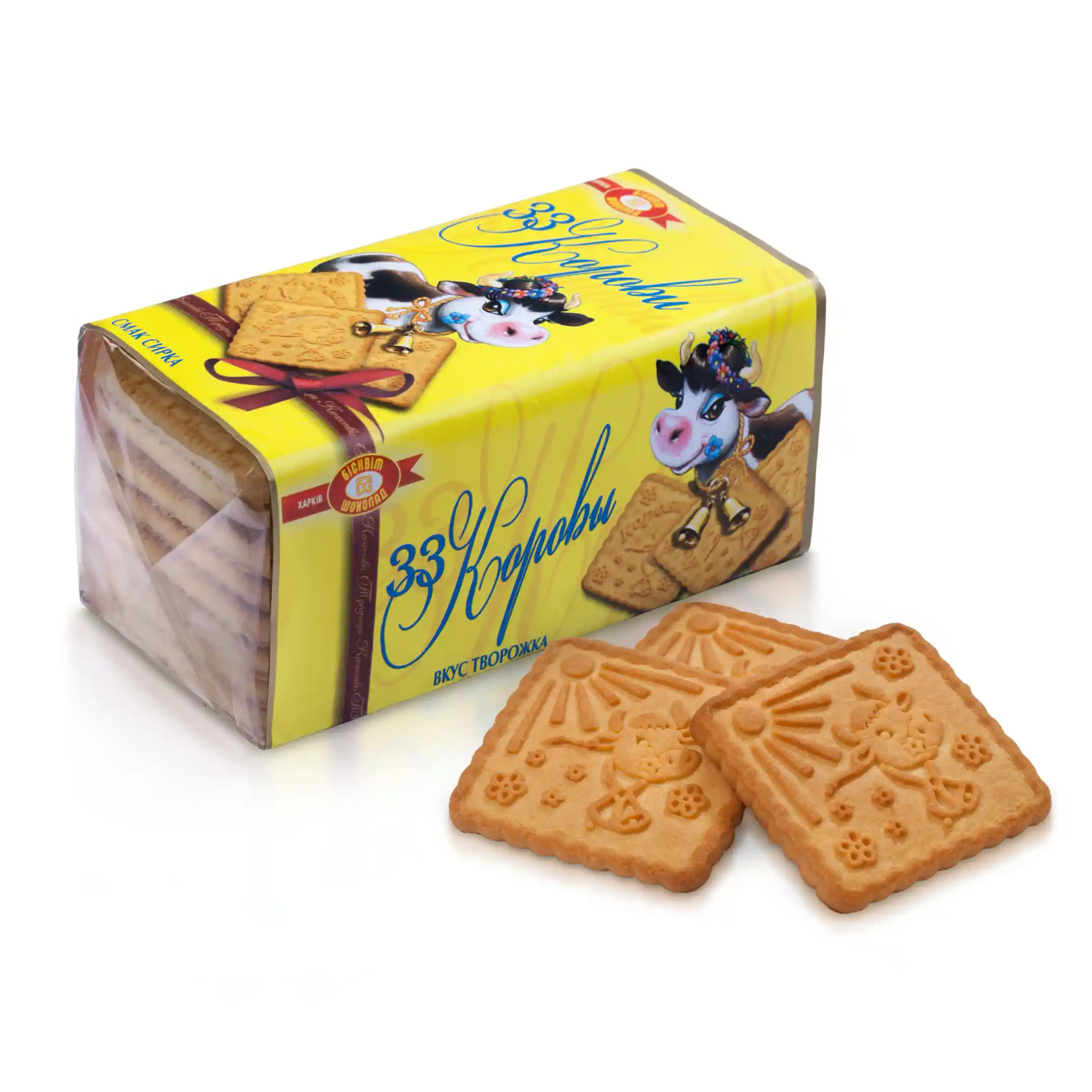 HBK Sušenky "33 Krav" s příchutí tvarohu, 180g/30ks