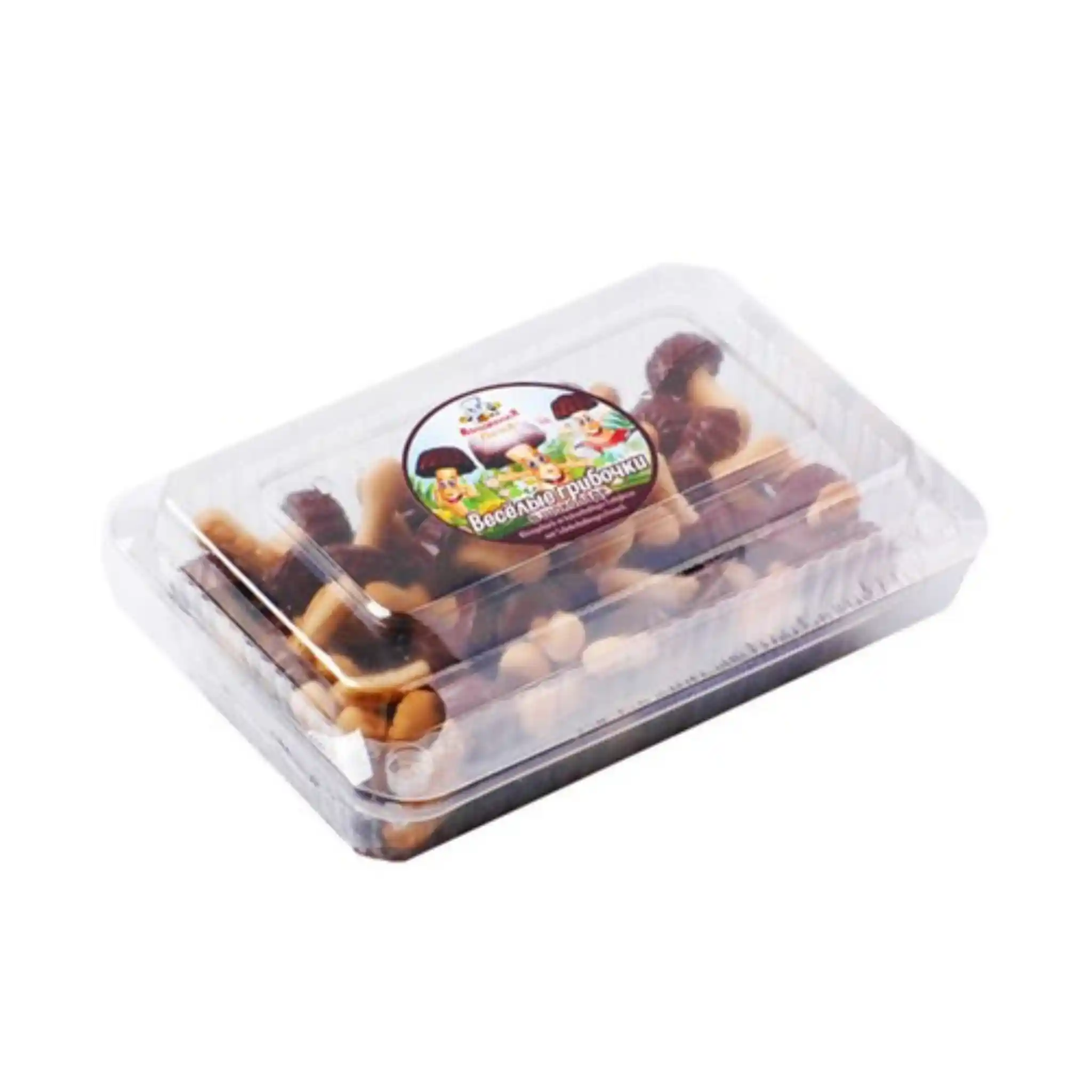 Sušenky "Veselé hřibky" v čokoládě, 250g/12ks