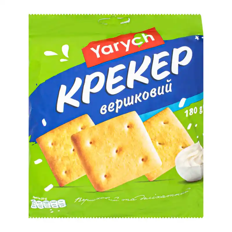 Yarych Krekry „Smetanové ”, 180g/21ks