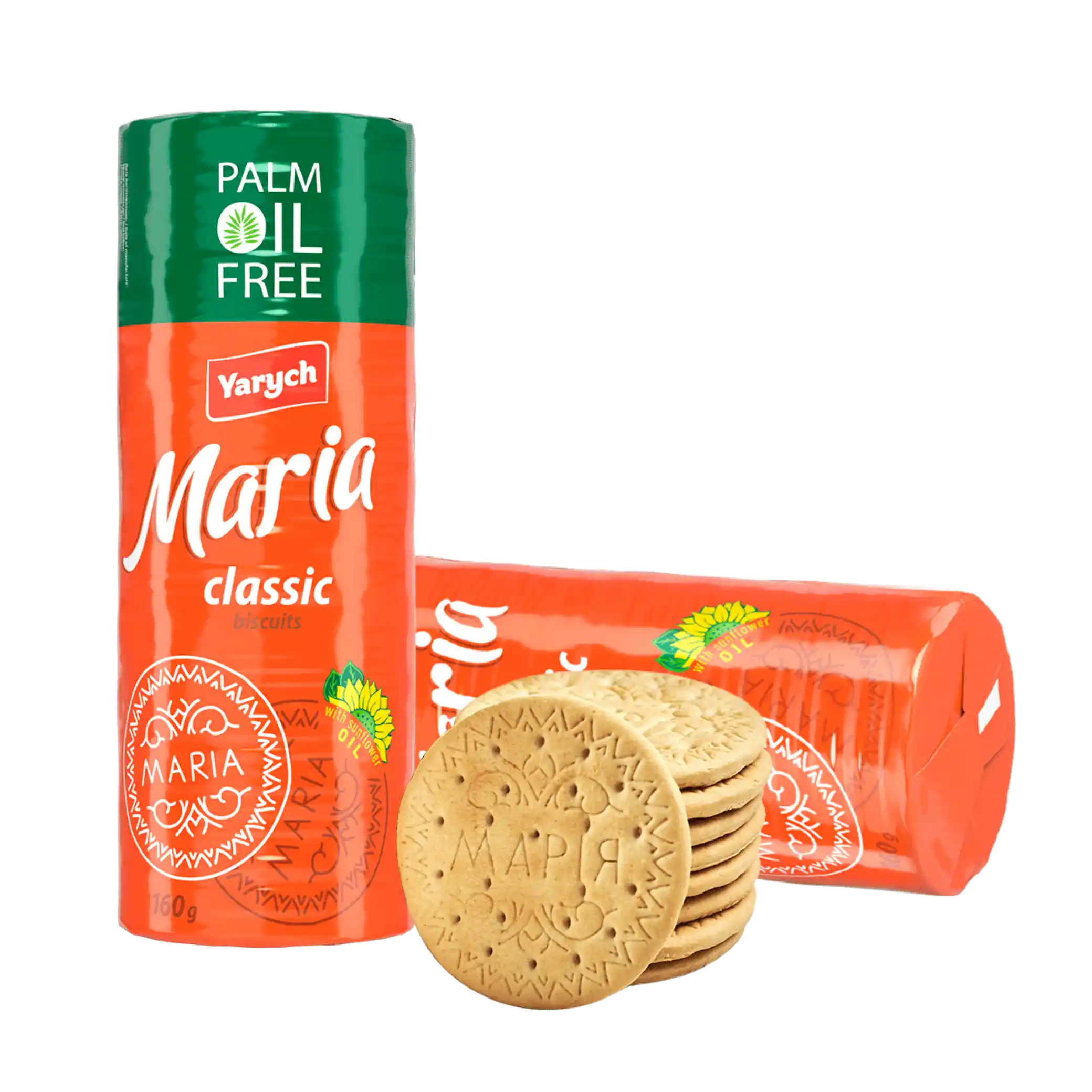 Yarych Sušenky "Maria classic" se slunečnicovým olejem, 160g/35ks