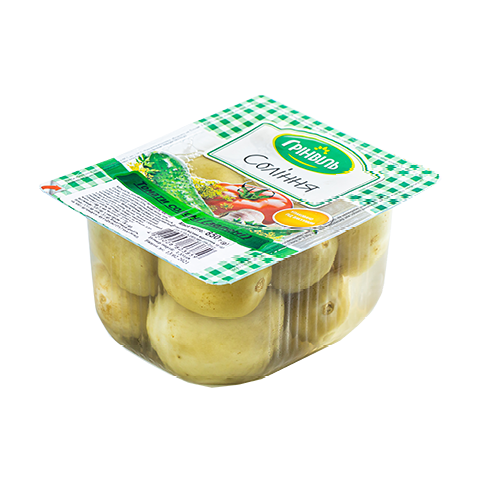 TM Grinvil Nakládana zelená solená rajčata, 850g/12ks