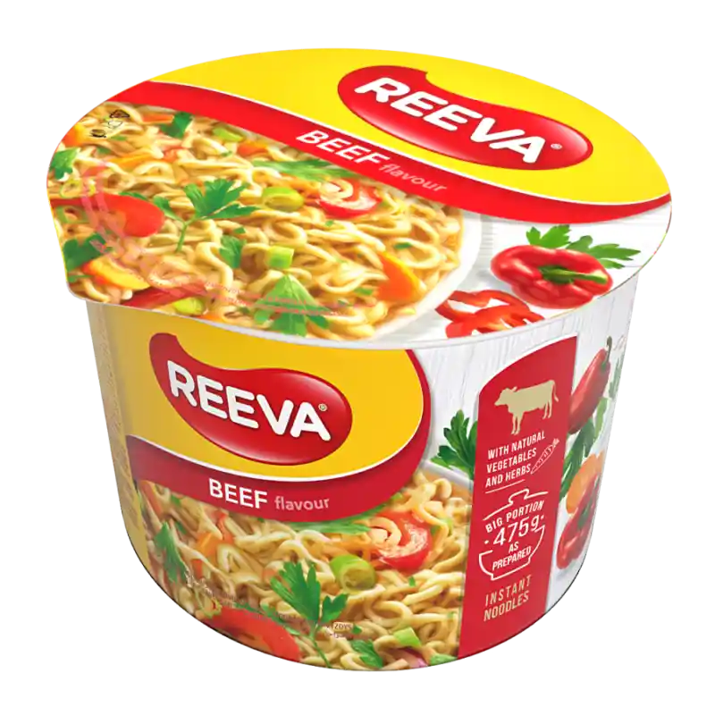Reeva Instantní nudle hovezi box, 75g/24ks