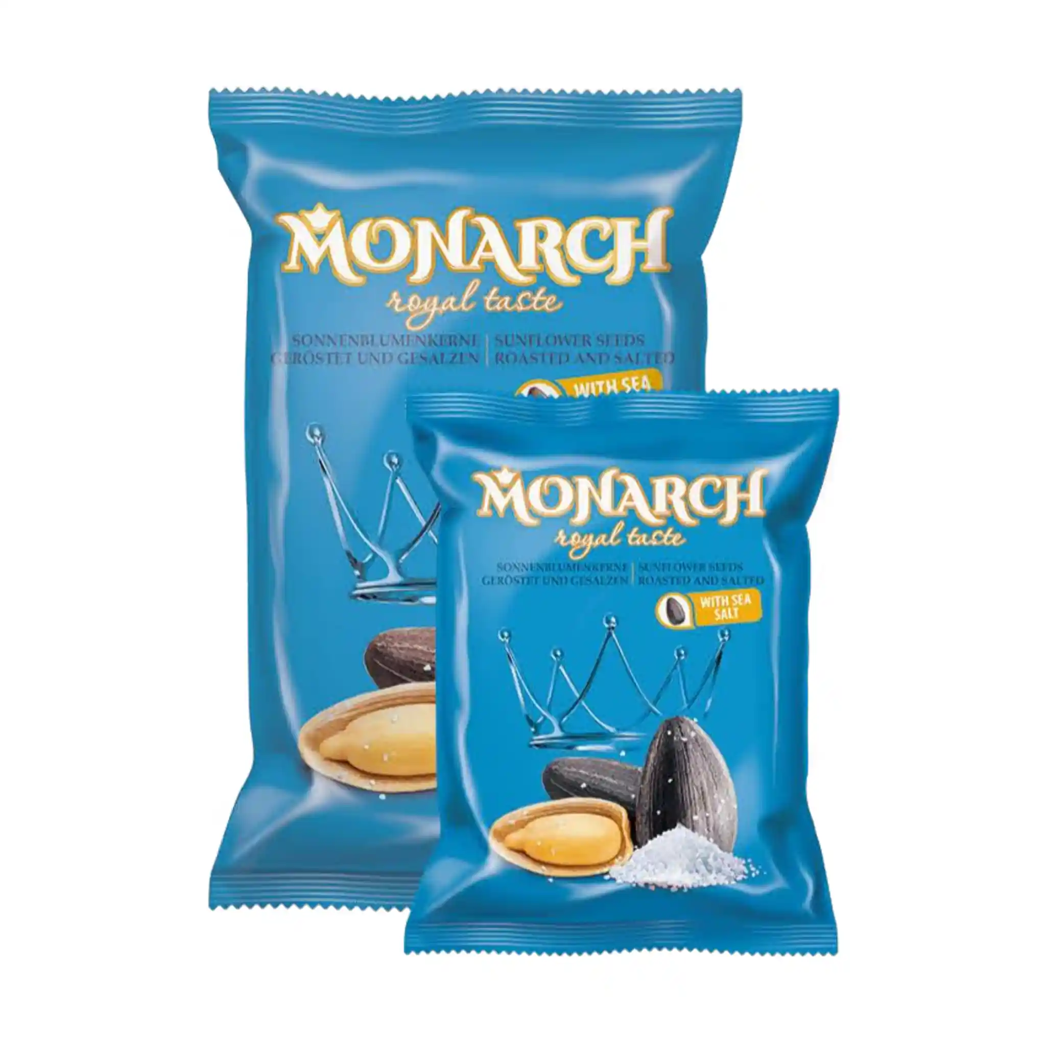 Monarch Slunečnicová semínka pražená solená, 300g/8ks