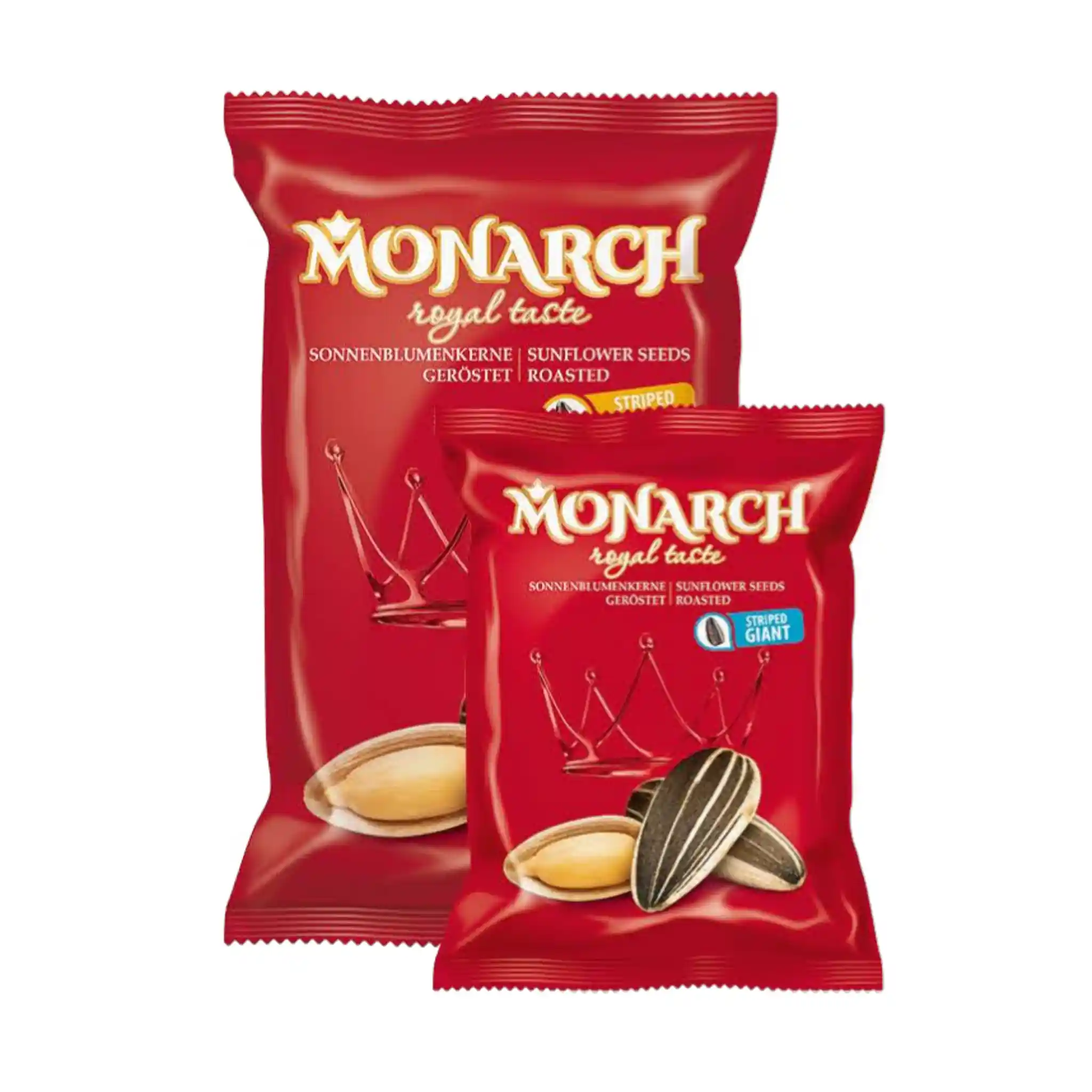 Monarch Jumbo XXL Slunečnicová semínka pruhovaná pražená, 300g/8ks