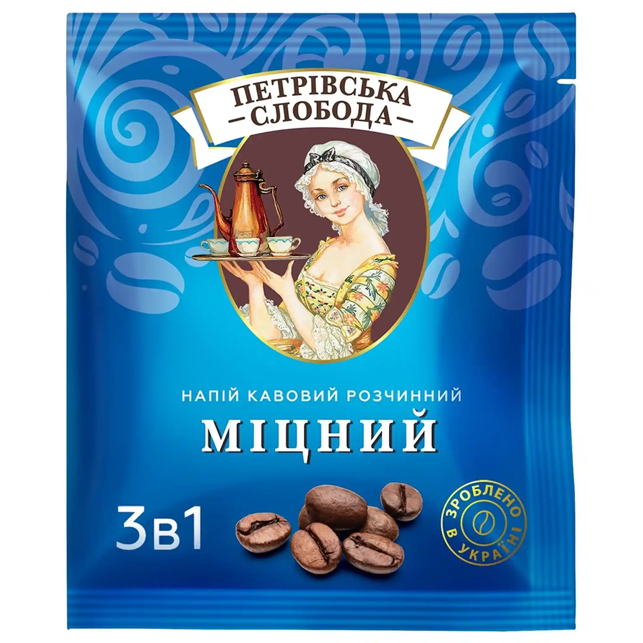 "Petrovskaya Sloboda" Instantní kávový nápoj 3v1 Strong, 20 g / 25 ks