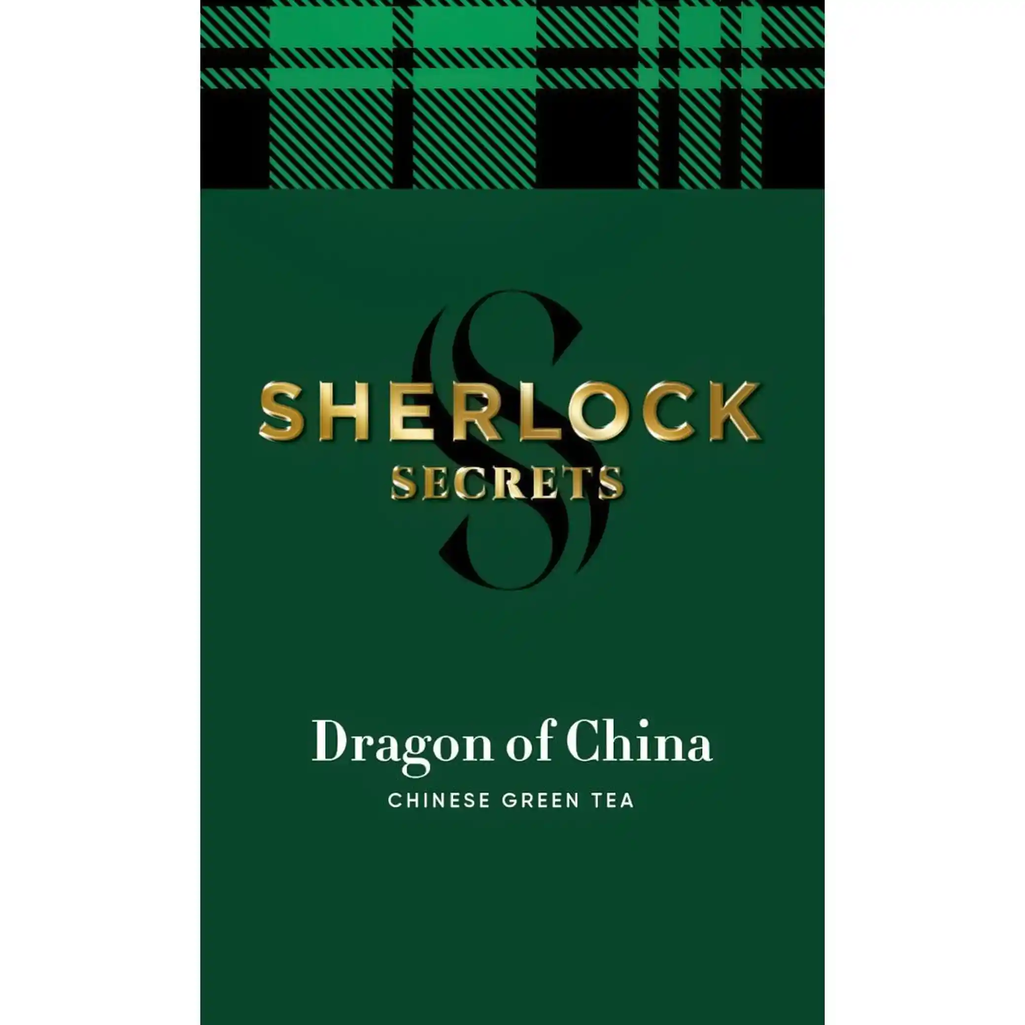 Sherlock Secrets „Dragon of China“ , zelený čínský jemně mletý čaj, 22 × 1,8 g/ 12 ks