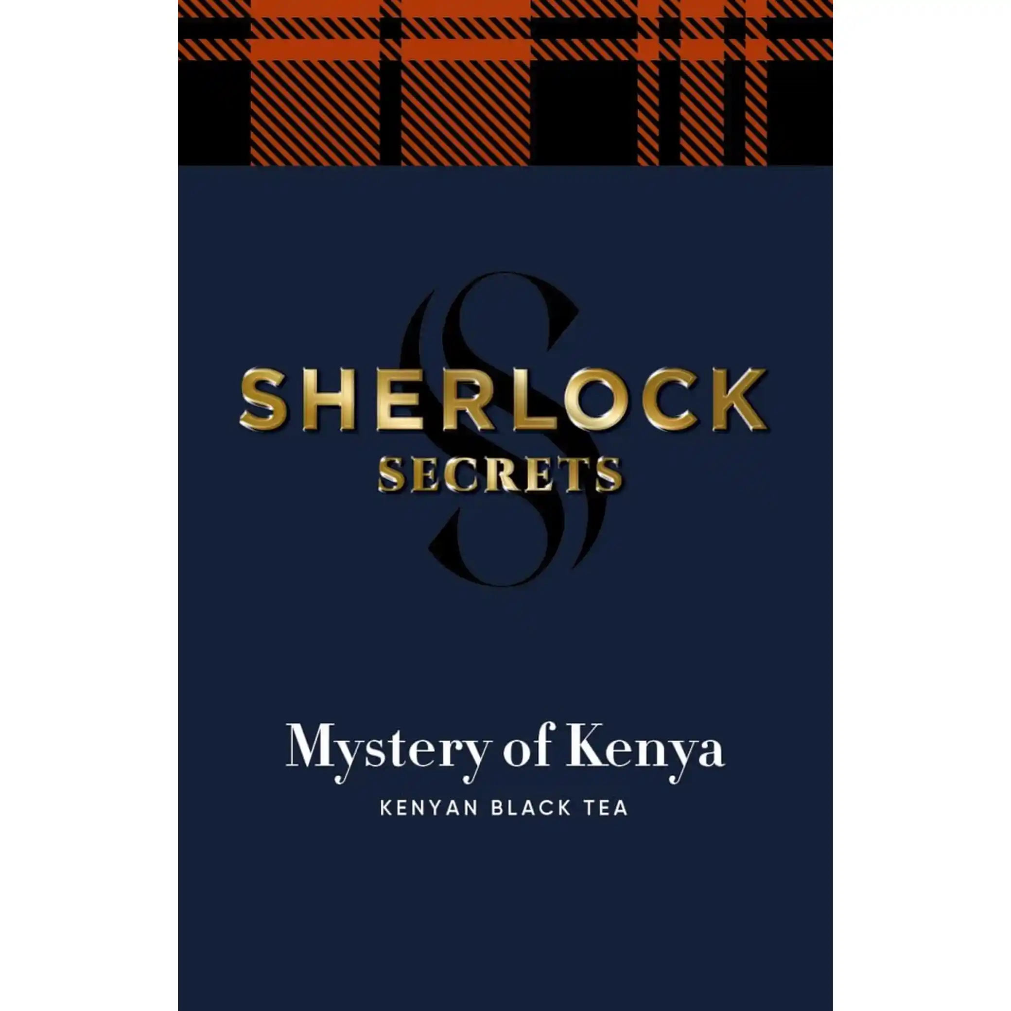 Sherlock Secrets „Mystery of Kenya“ , černý keňský jemně mletý čaj, 22 sáčky × 2 g/ 12 ks