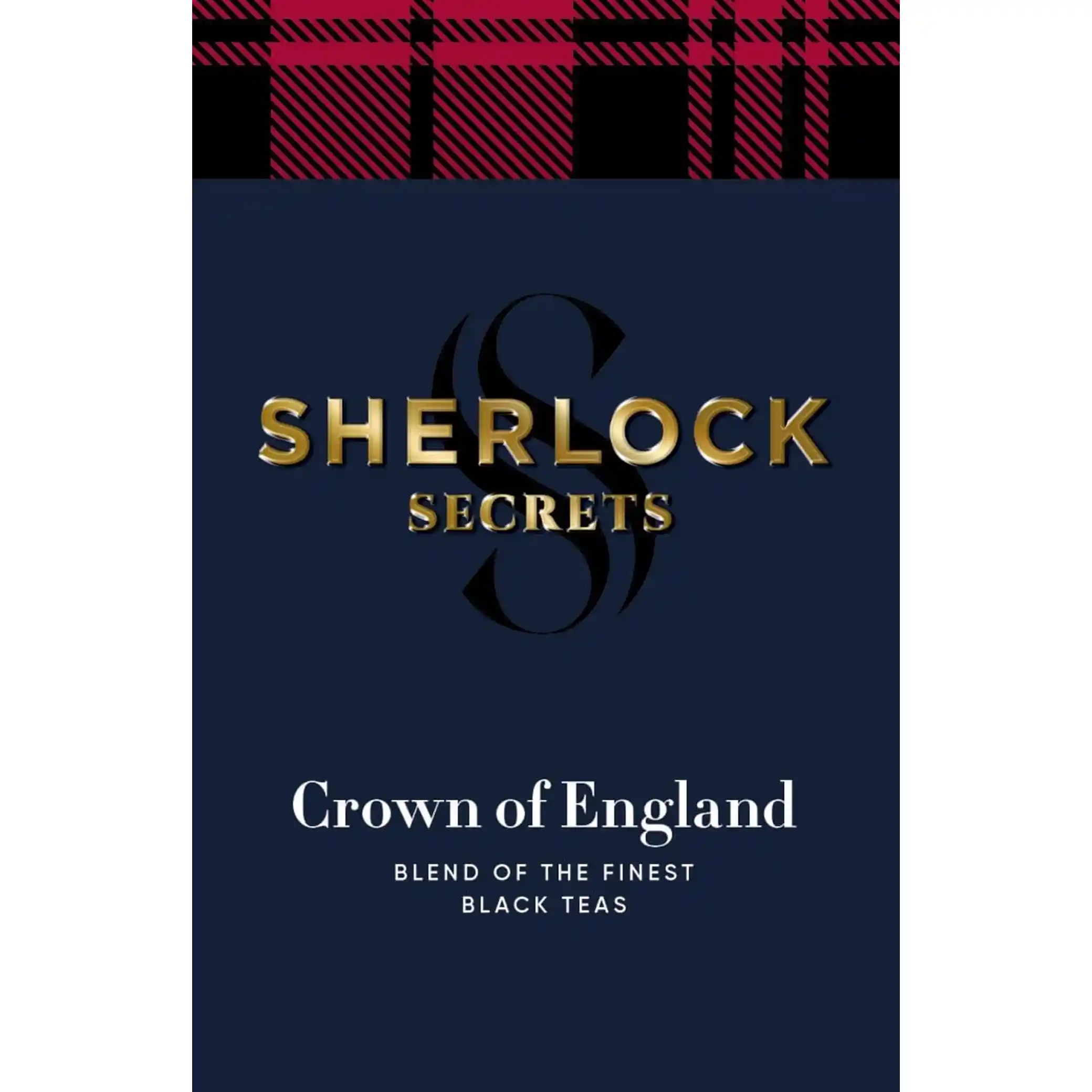 Sherlock Secrets „Crown of England“ směs černého jemně mletého čaje, 22 sáčky × 2 g/ 12 ks