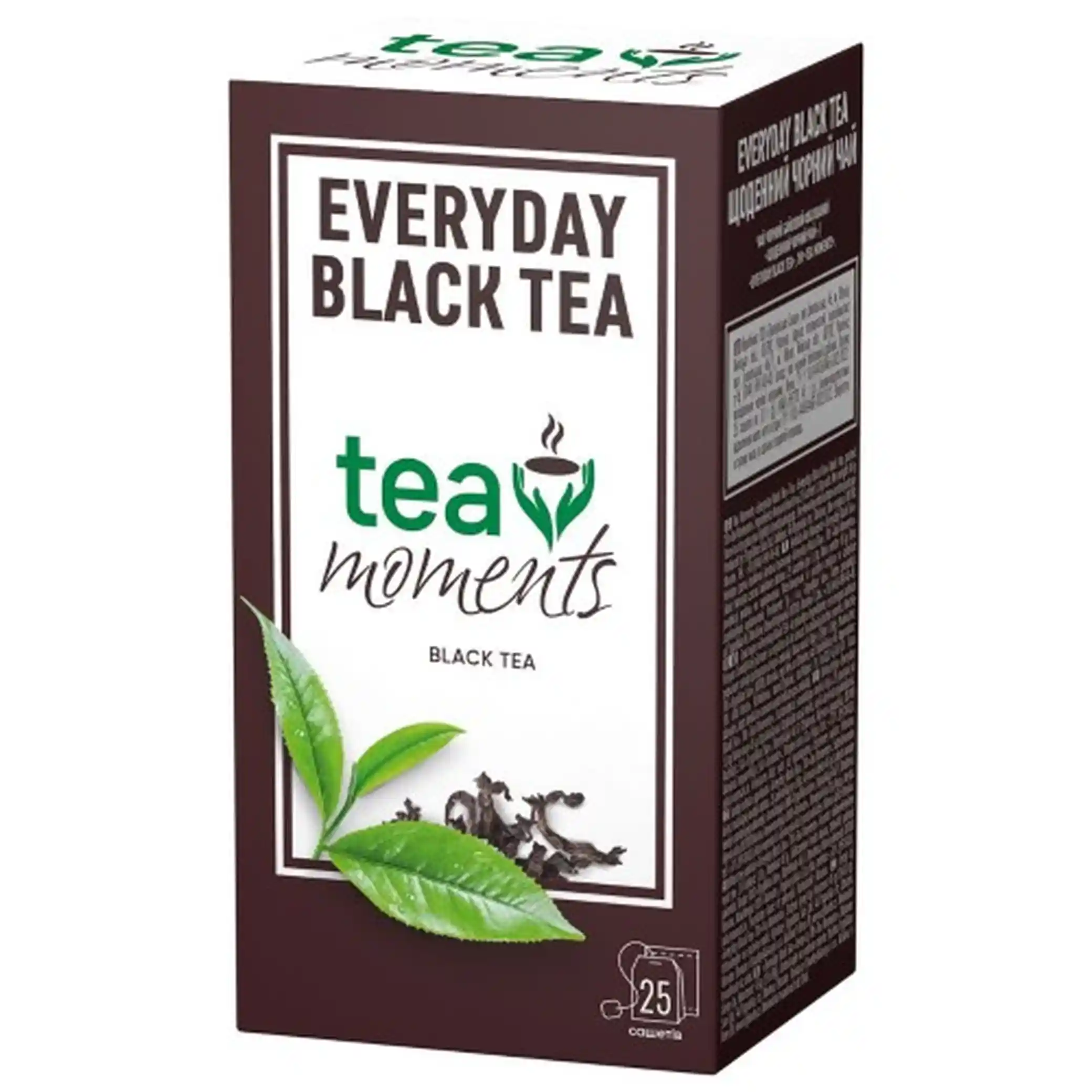 Tea Moments „Everyday Black Tea“ čaj černý, 25 sáčky × 1,8 g/ 12 ks