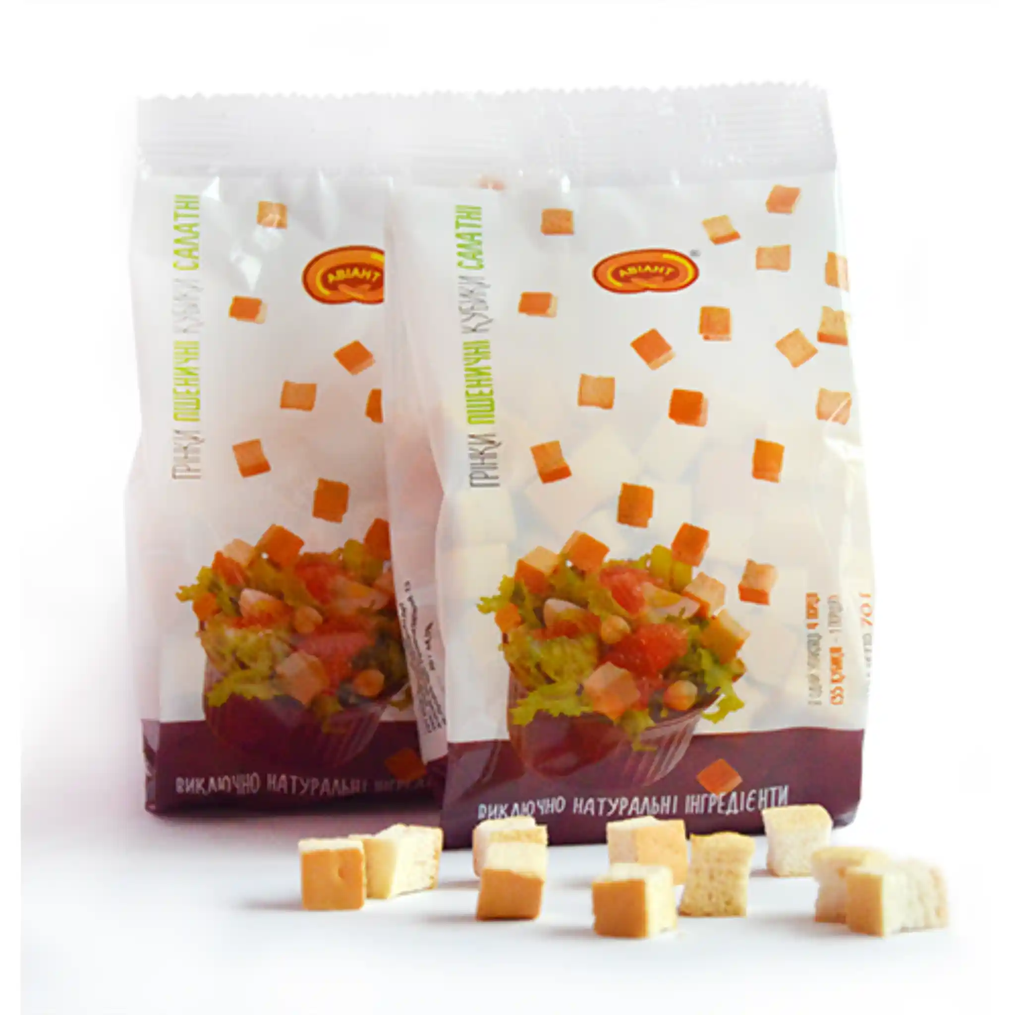 Aviant Pšeničné krutony do salátů (kostky) 70g/16 ks