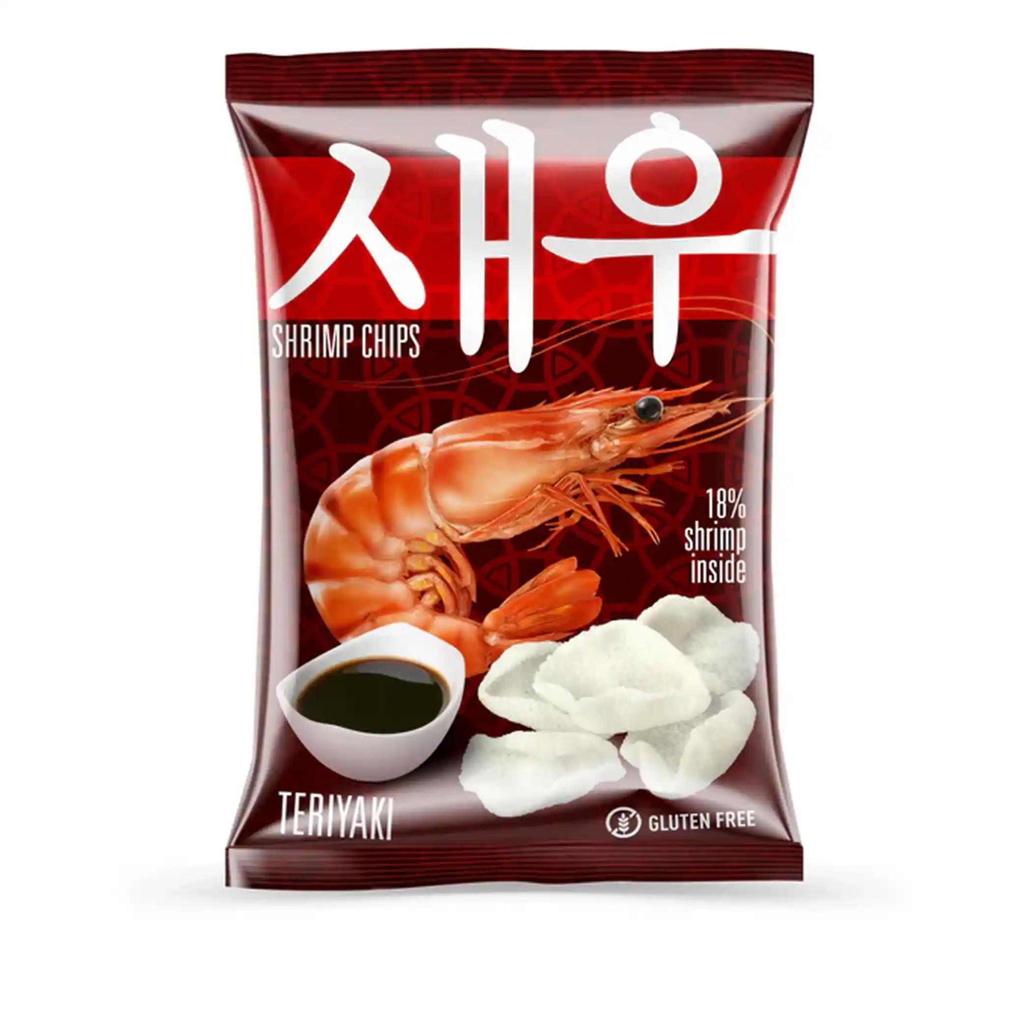Shrips Krevetové chipsy s omáčkou teriyaki, 50g /10 ks