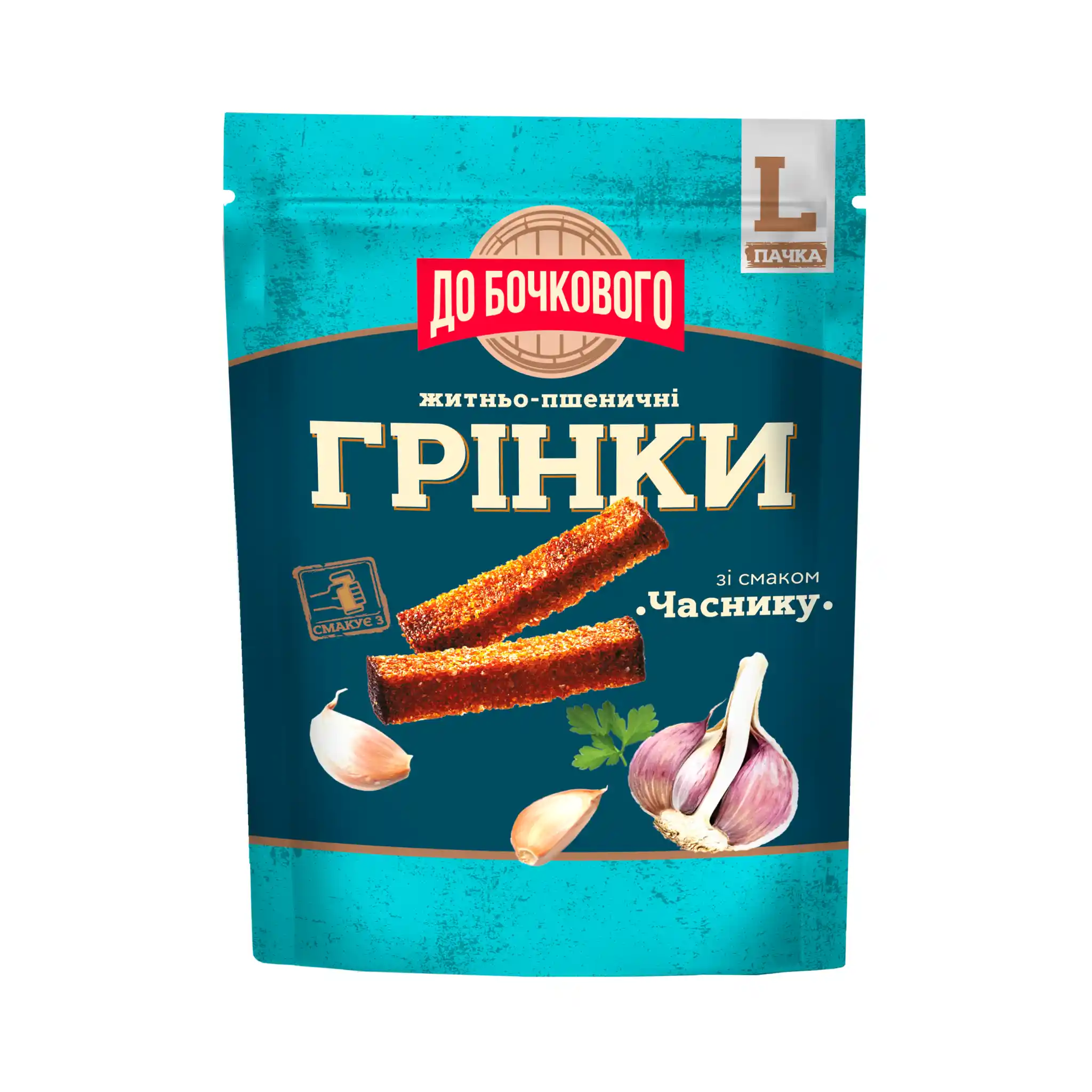 Flint Do bochkovogo Žitno pšeničné krutony (grenki) s přichutí česneku, 120g/30ks