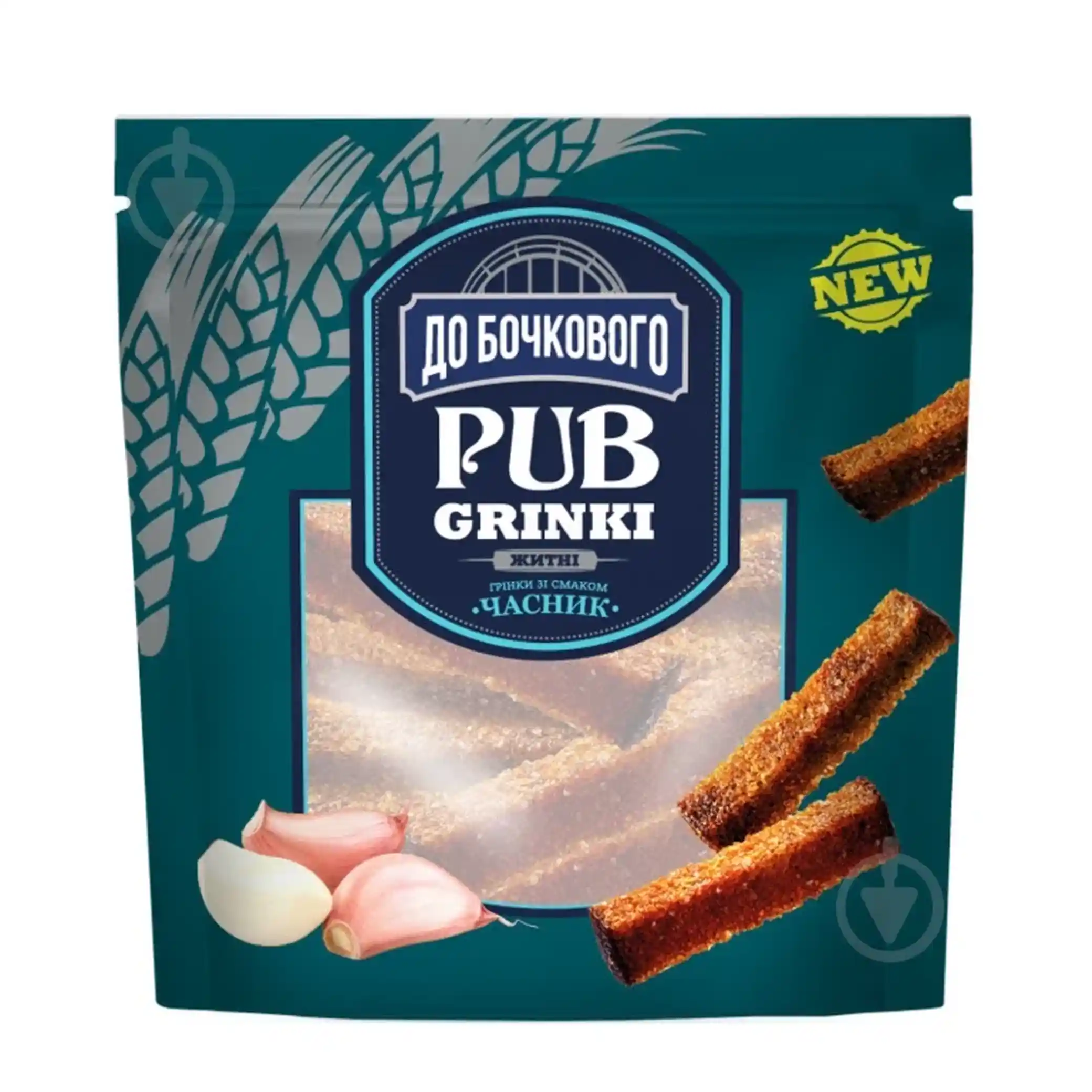 Flint Do bochkovogo Žitno pšeničné krutony (grenki) s přichutí česneku, 130g/30ks