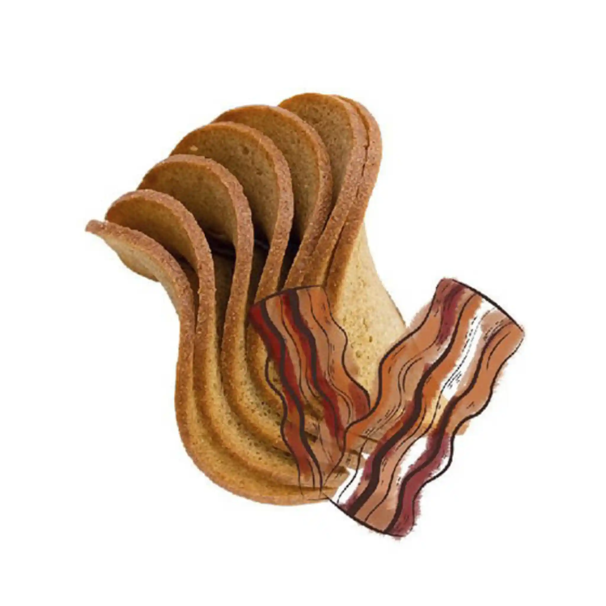 Hv Krutony s příchutí slaniny (bekon) "Chvilasti" original, 75g/15 ks