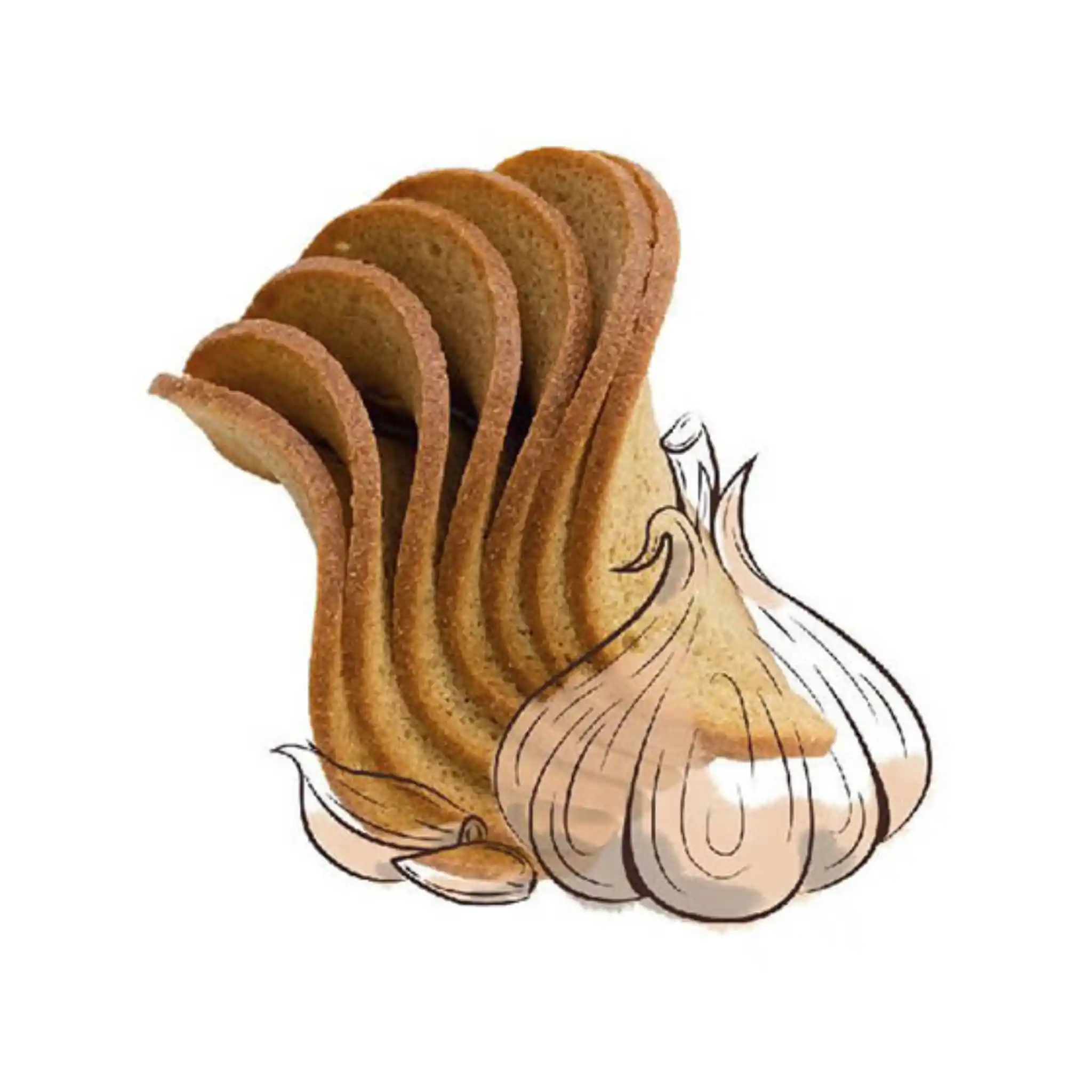 Hv Krutony s příchutí česneku "Chvilasti" original, 75g/15 ks