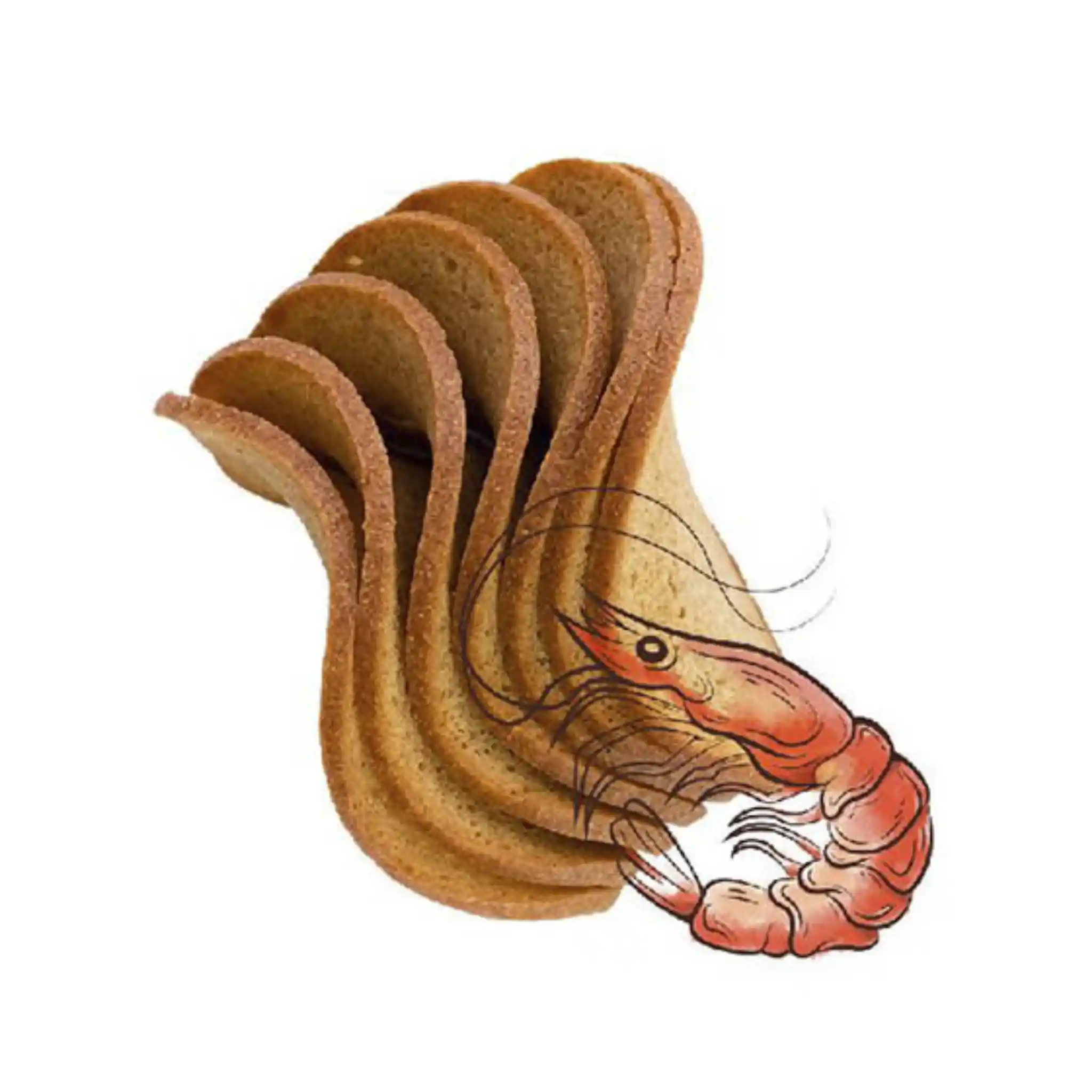 Hv Krutony s příchutí krevety v smetaně "Chvilasti" original, 75g/15 ks