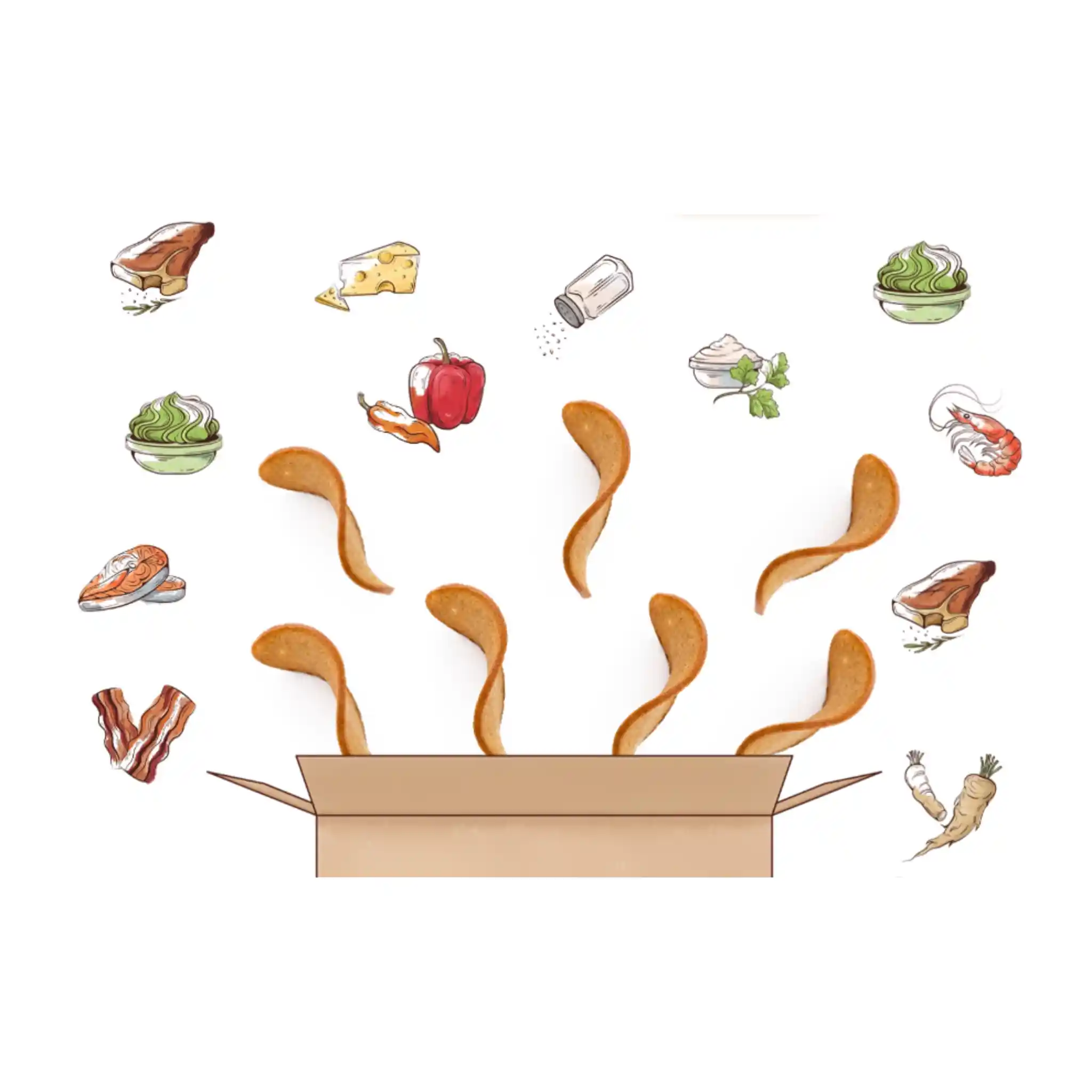 Hv Sada Krutonů Hvilasti original různé přichutí, 75g