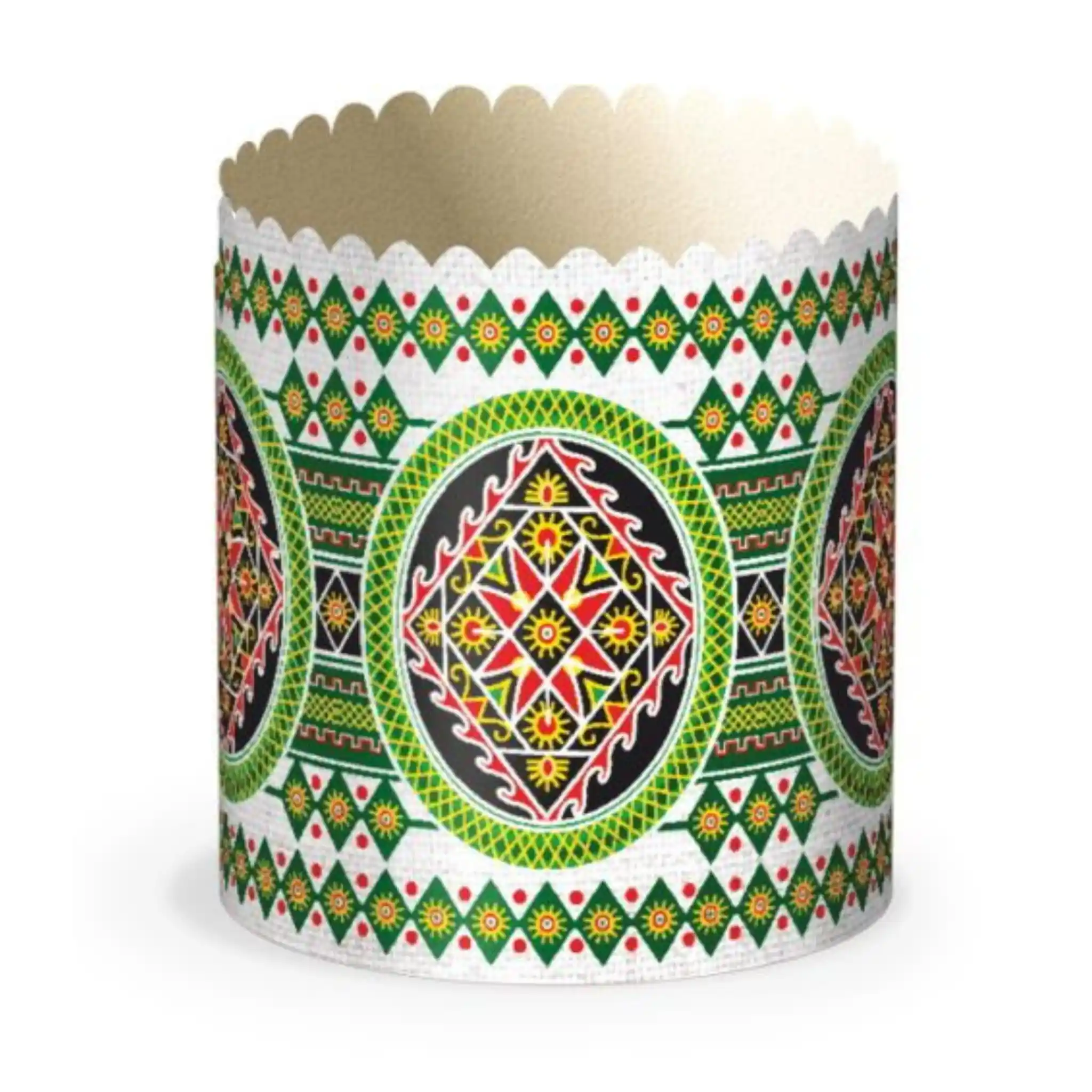 Formičky papirové na kulič "Vyšivanka №2", d 90/ 50ks