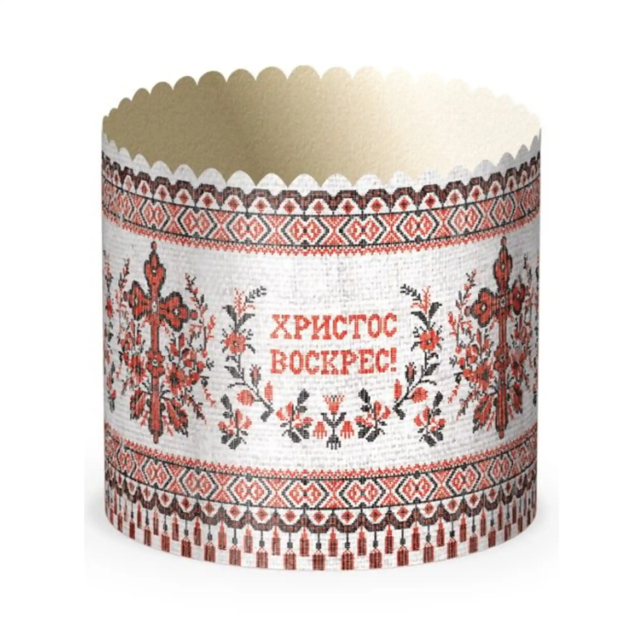 Formičky papirové na kulič "Vyšivanka №4", d 90/ 50ks