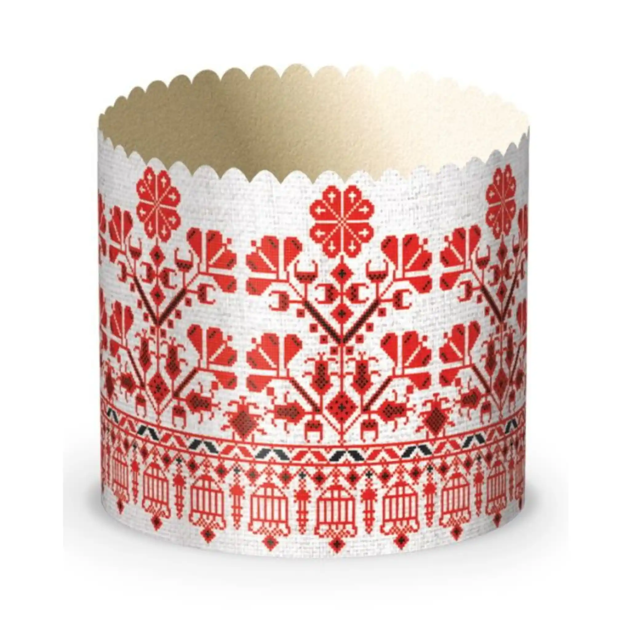 Formičky papirové na kulič "Vyšivanka №5", d 90/ 50ks