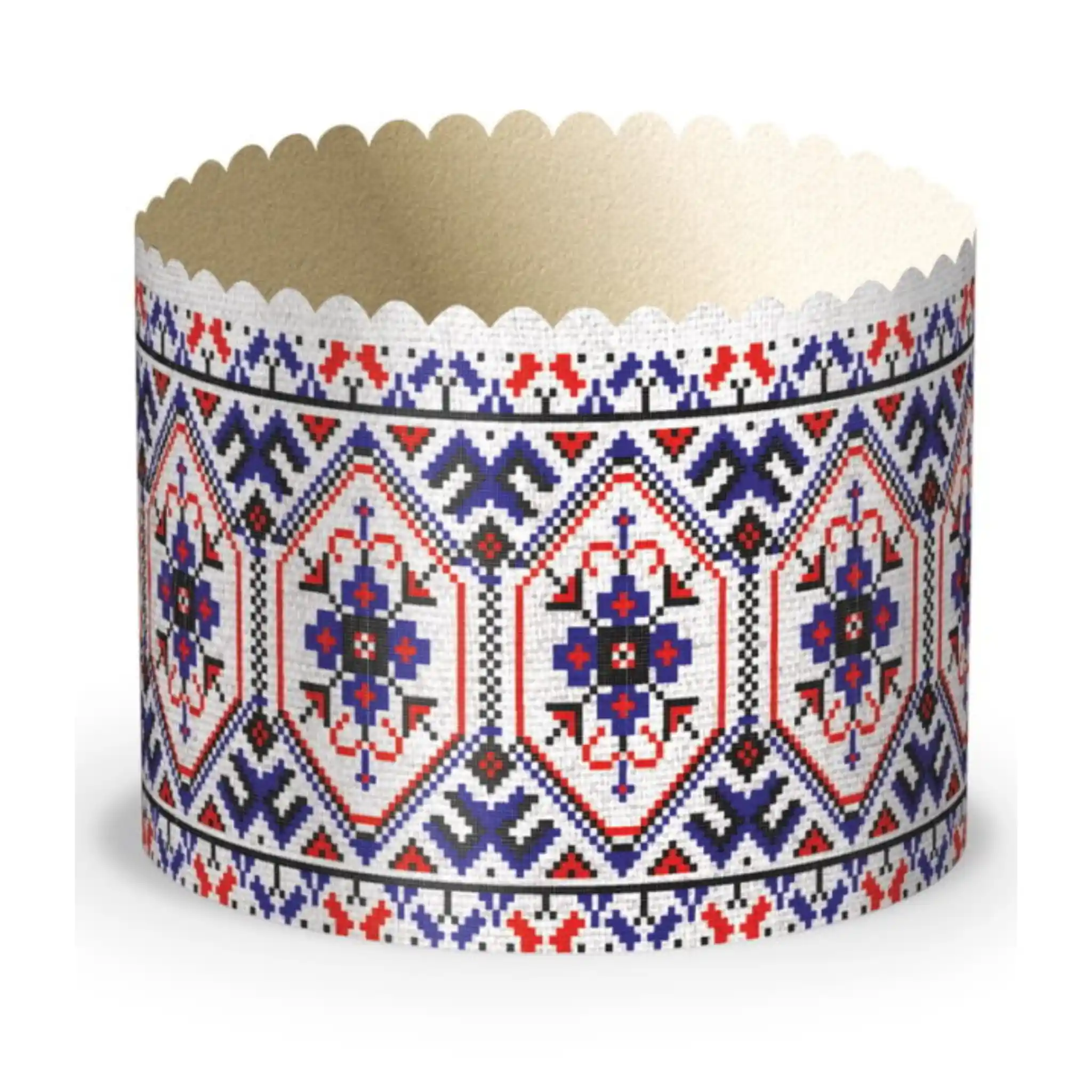 Formičky papirové na kulič "Vyšivanka №6", d 110/ 50ks