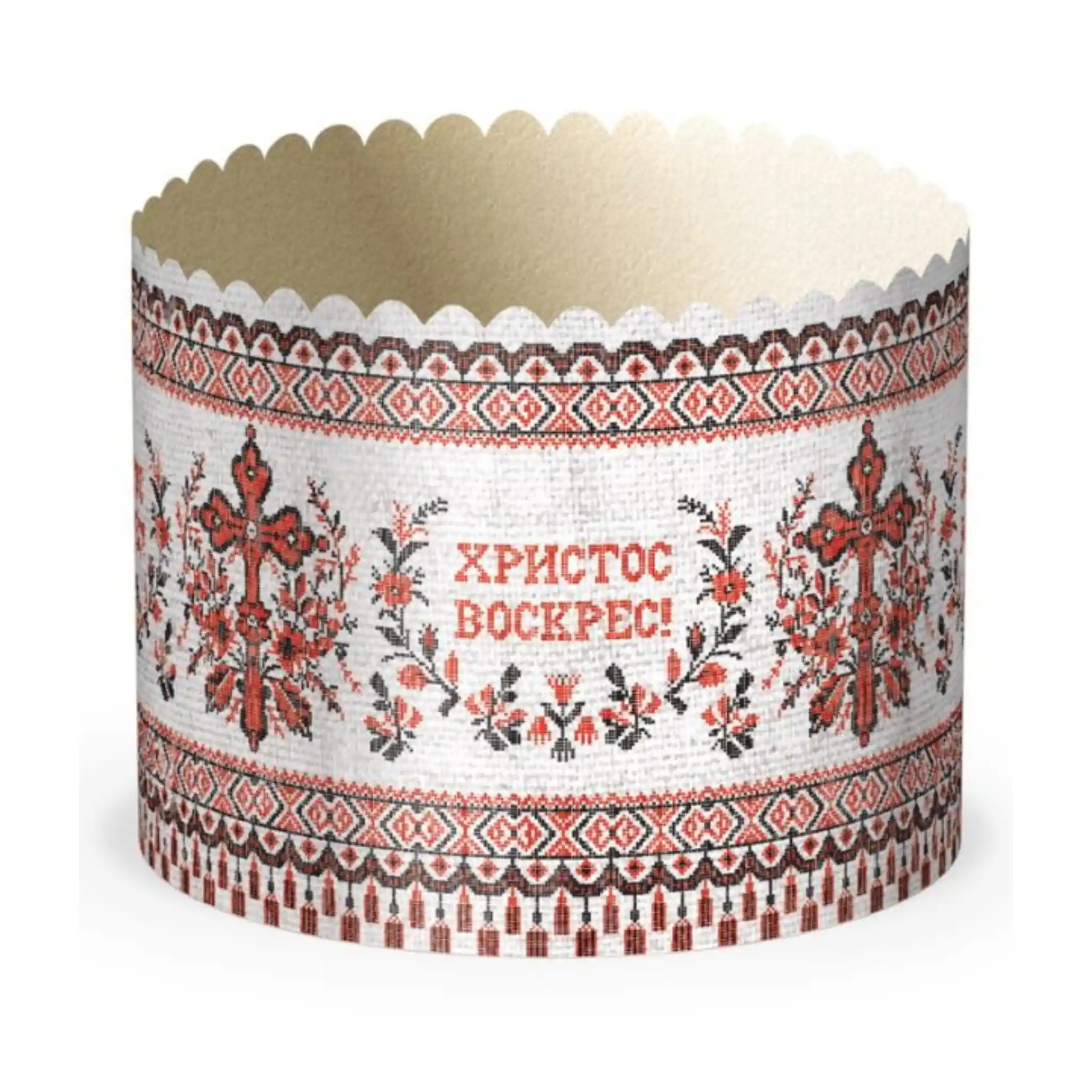 Formičky papirové na kulič "Vyšivanka №4", d 130/ 50ks