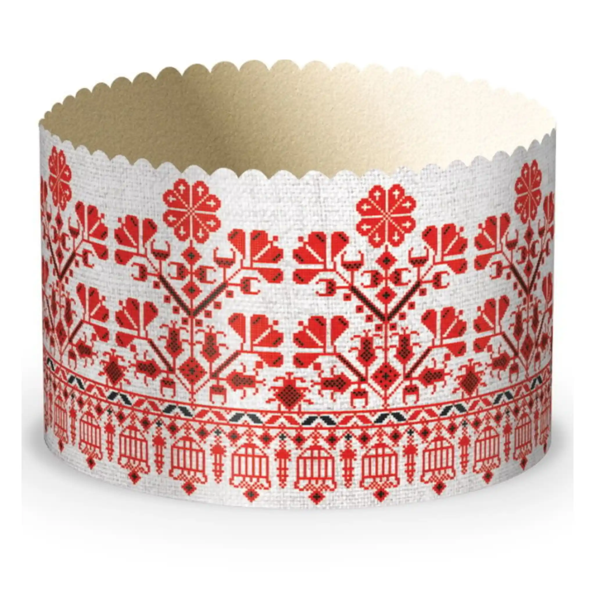 Formičky papirové na kulič "Vyšivanka №5", d 130/ 50ks