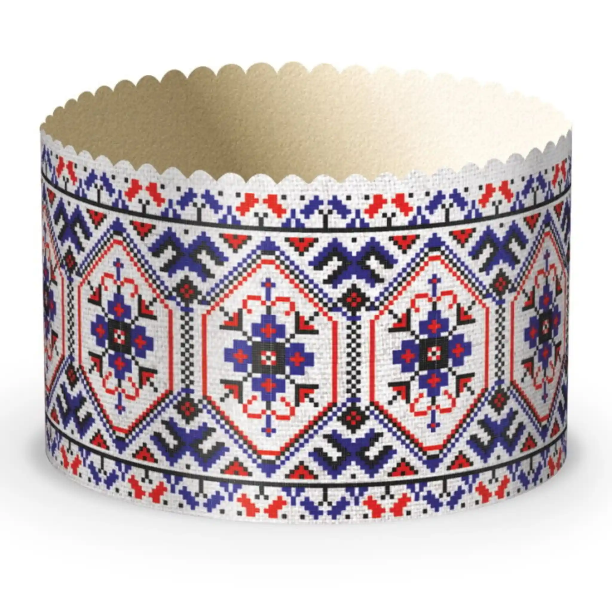 Formičky papirové na kulič "Vyšivanka №6", d 130/ 50ks