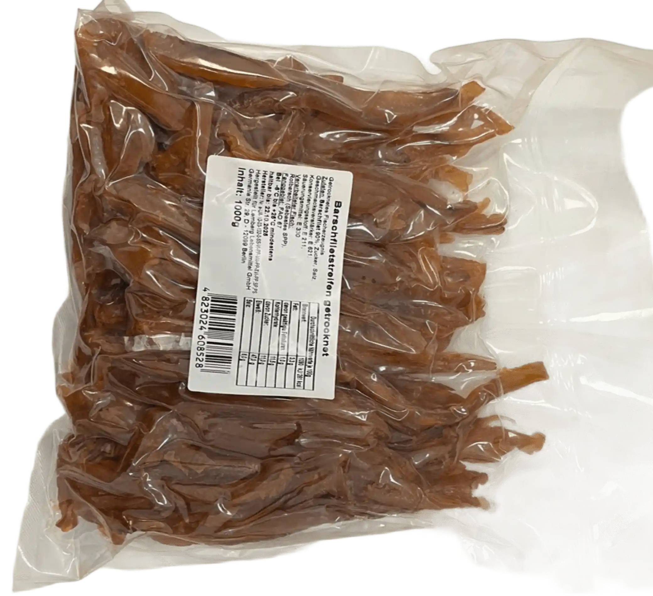 Lemberg Proužky filé z okouna říčního, solené, sušené, 1 kg