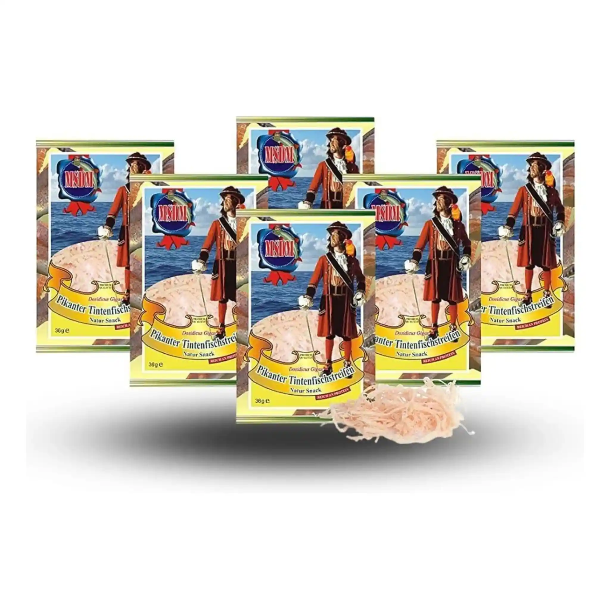 Pirát Sušené kalamářy s chili (1100), 36 g/25ks