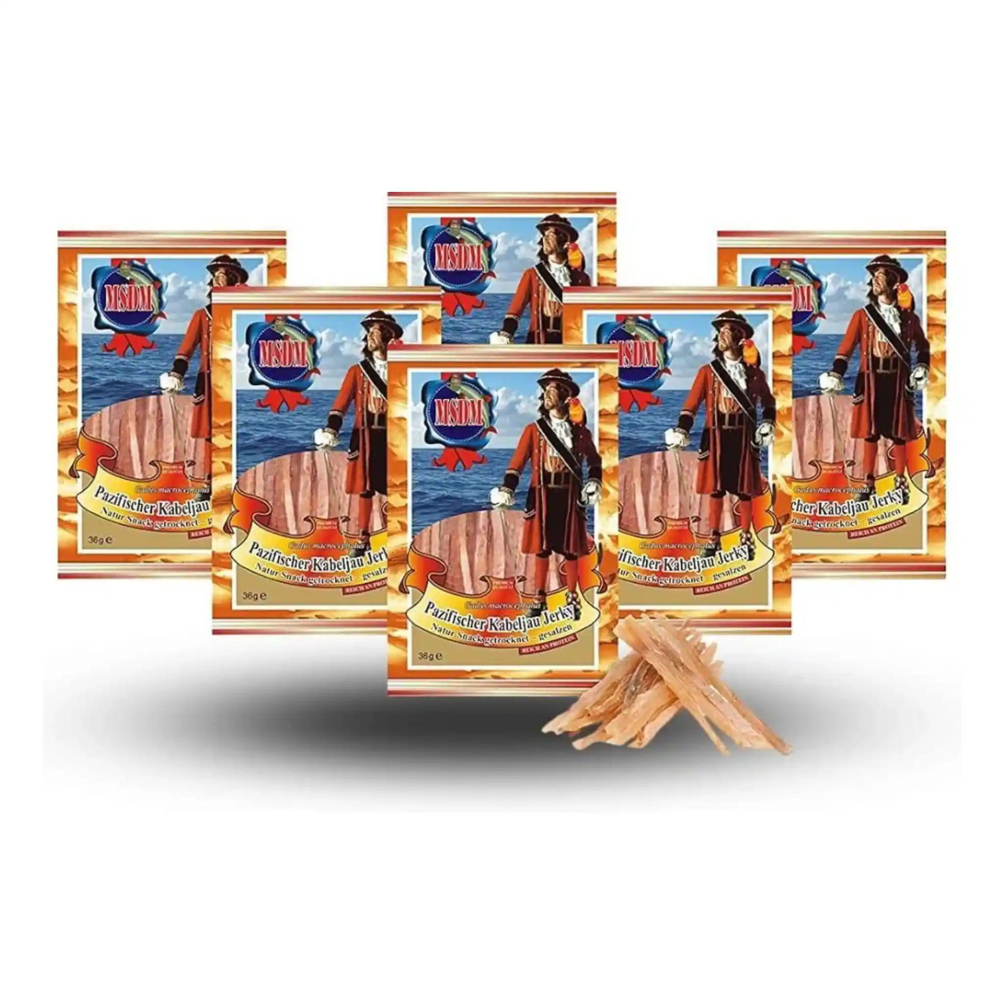 Pirát Proužky z pacifické tresky (4400), 36 g/25ks