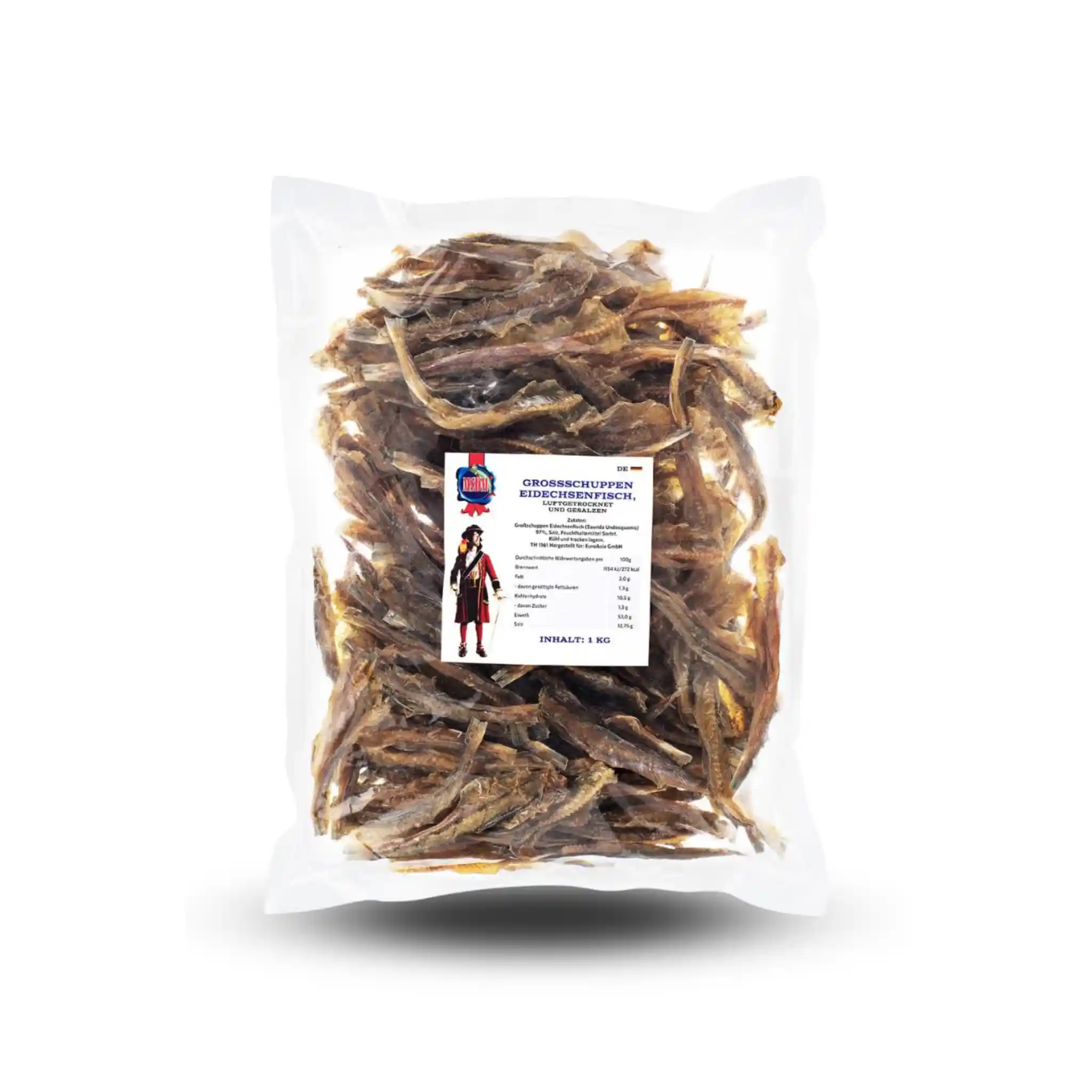 Pirát Sušená ryba Ještěrohlavec hnědý, 1 kg