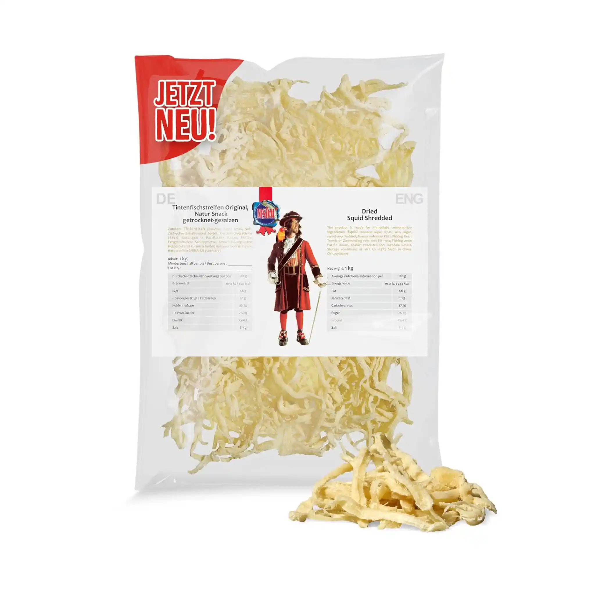 Pirát Kalmary sušené hobliny, 1 kg