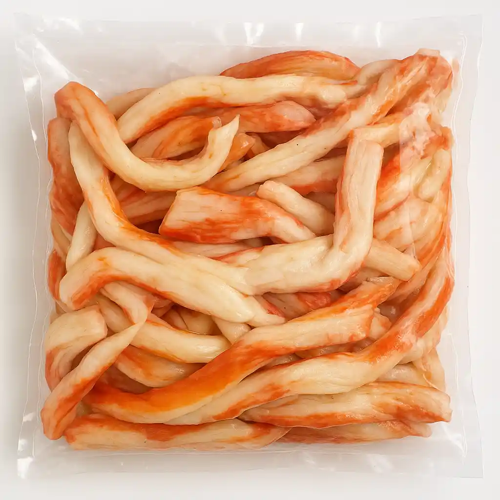 Global Kalmary sušené s příchutí kraba, nakrájené, 1 kg