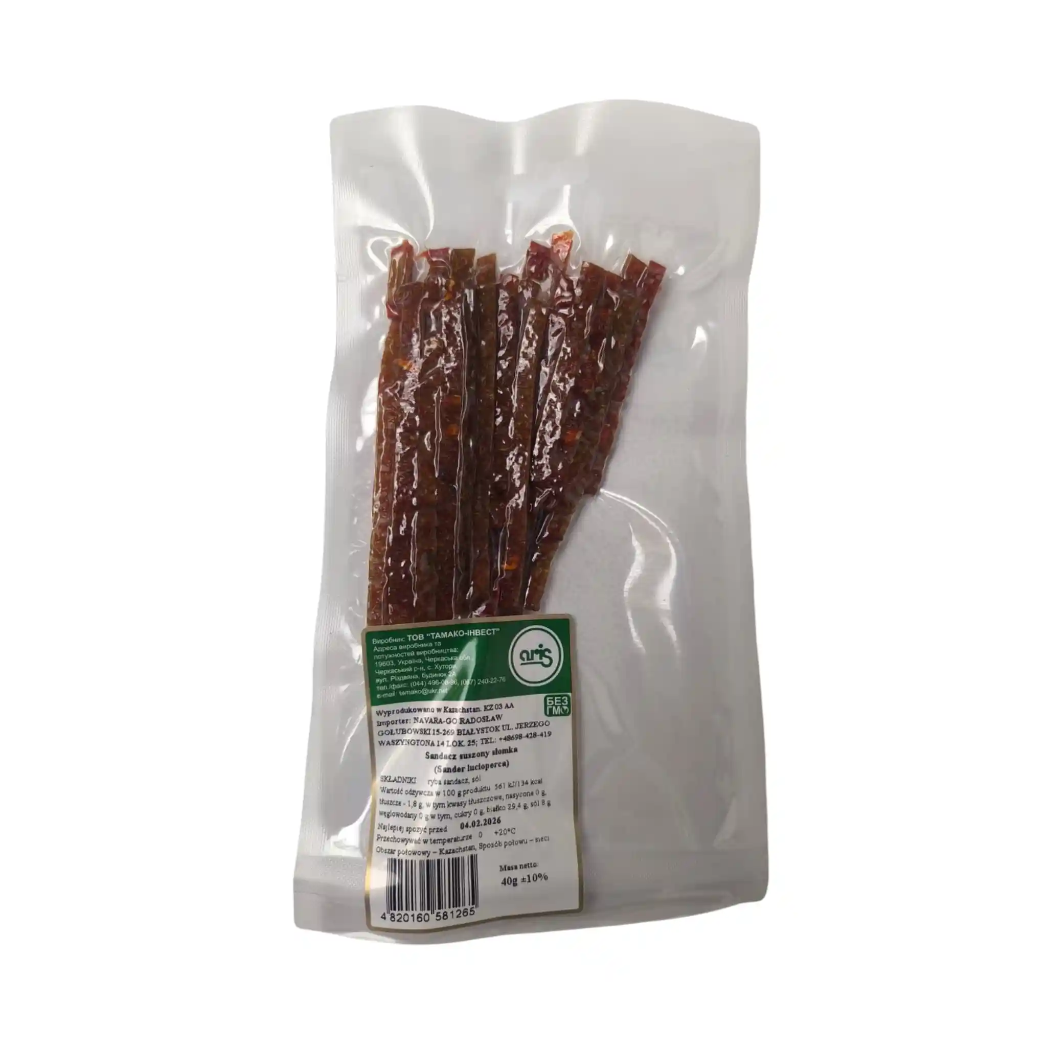 Tamako Sušená slámka z candáta, 40gr/50kus