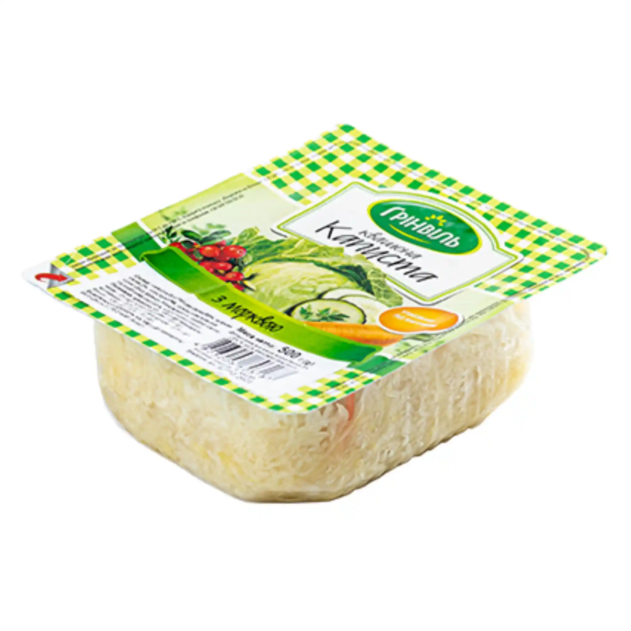 TM Grinvil Kysané zelí s mrkví, 500g/12ks