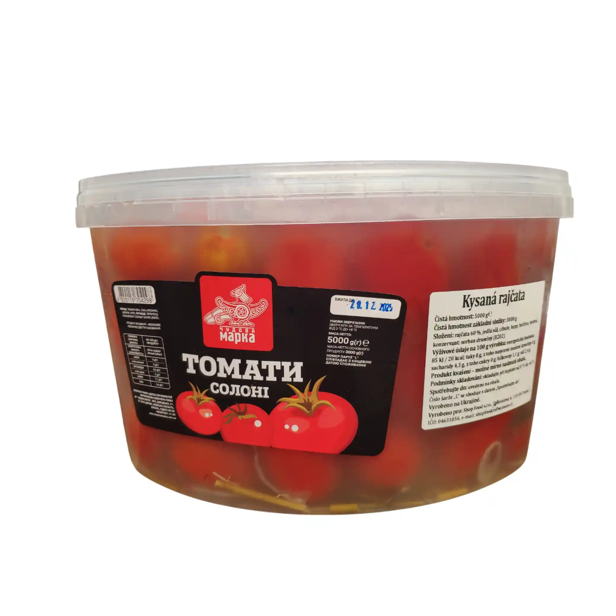 ČM Kysaná rajčata 3000 g (5000 g)