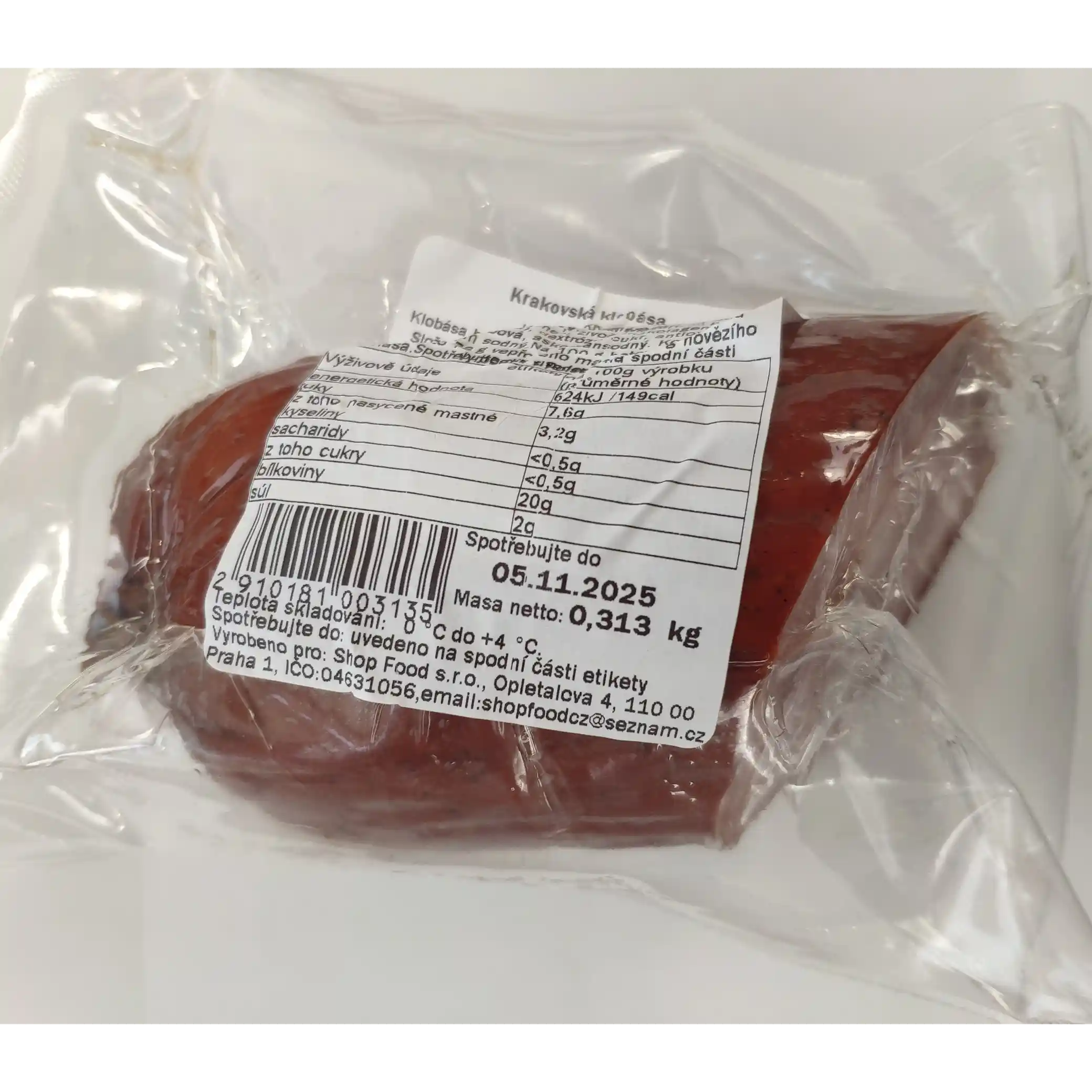 KS Klobása Krakovská, ± 300g