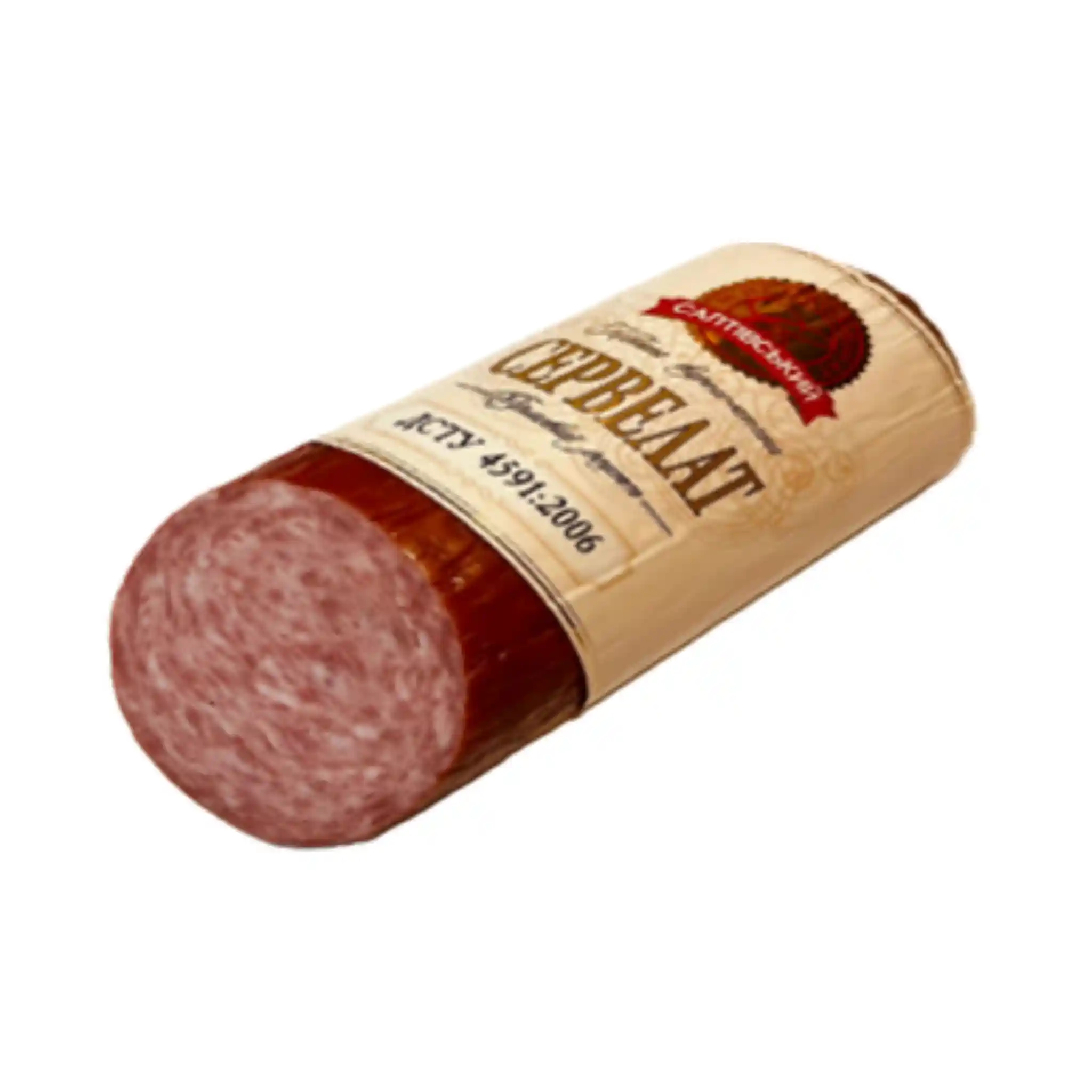 MK Saltovskij Klobasa "Servelat Premium", ± 500g