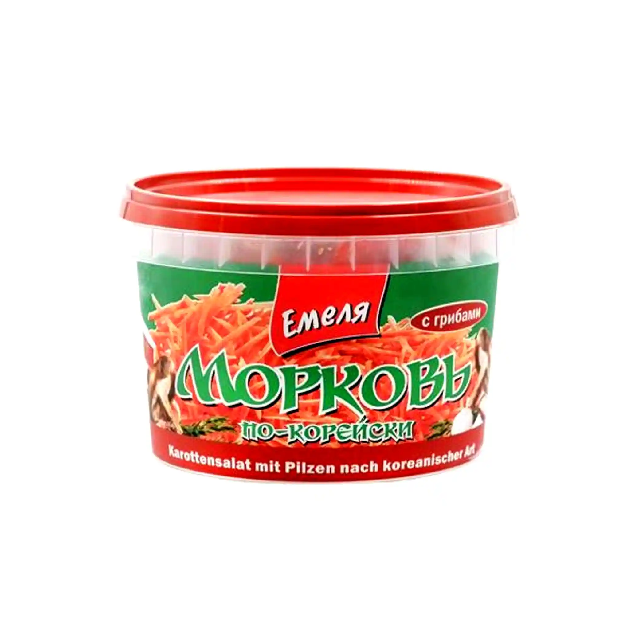 Emelja Mrkev na korejský způsob s houbami, 400g/12ks