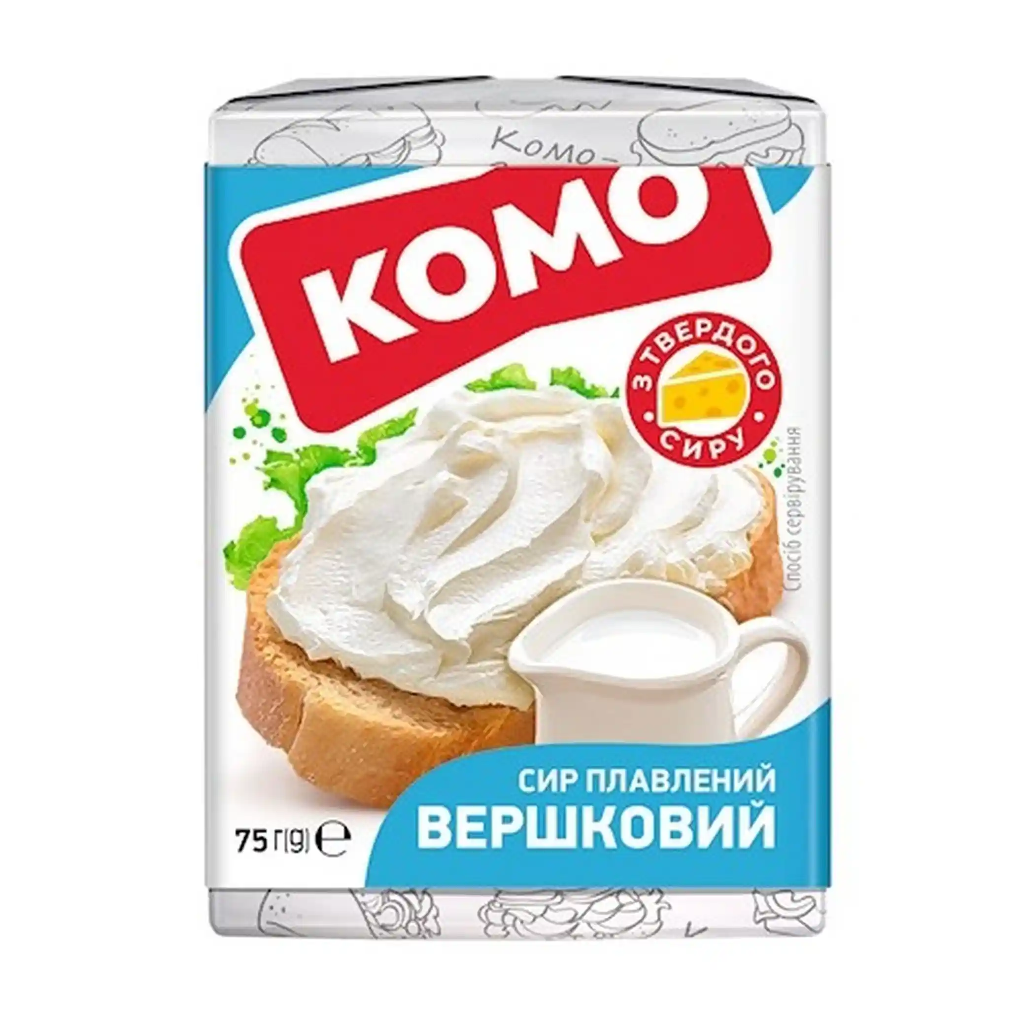 Komo Sýr krémový tavený 35 %, 75 g/24 kus