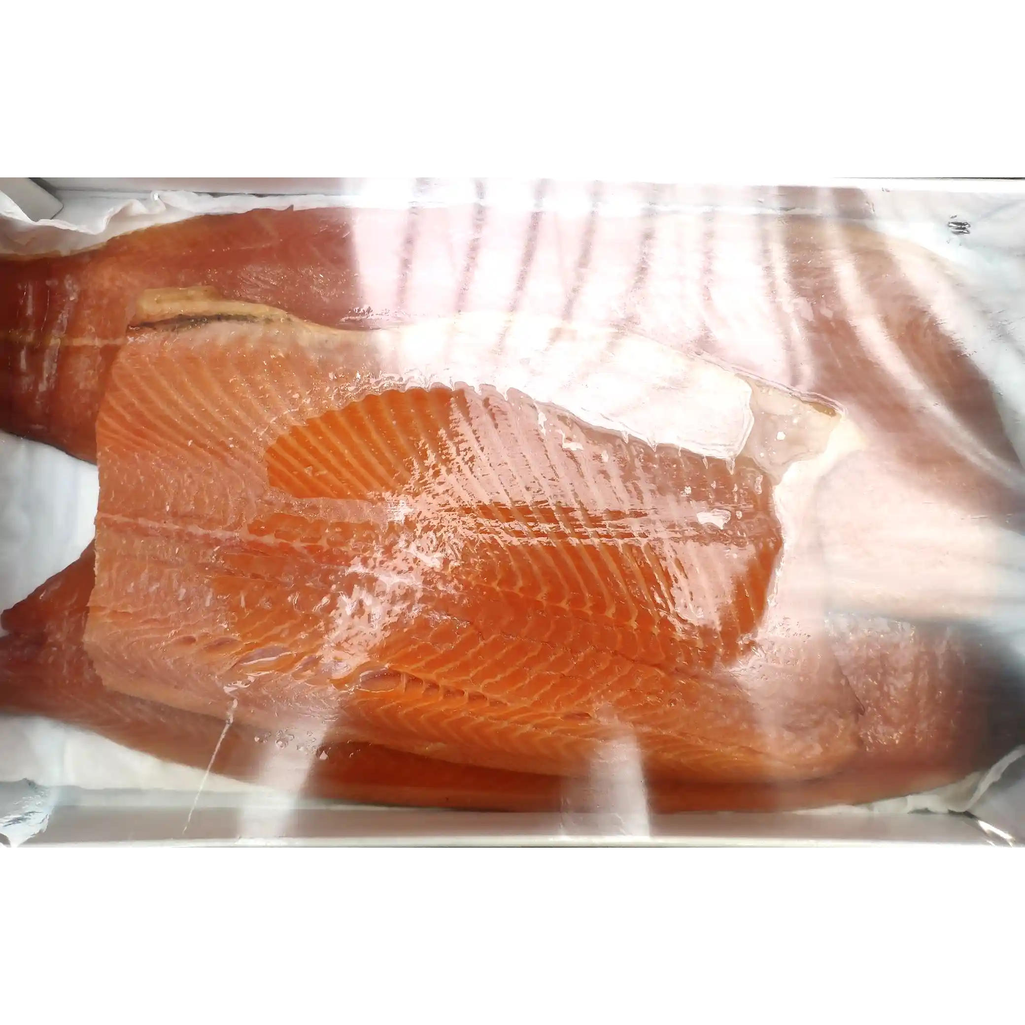 Lemberg Atlantický losos (Semga), filet bez hlavy, uzený za studena, 4 kg