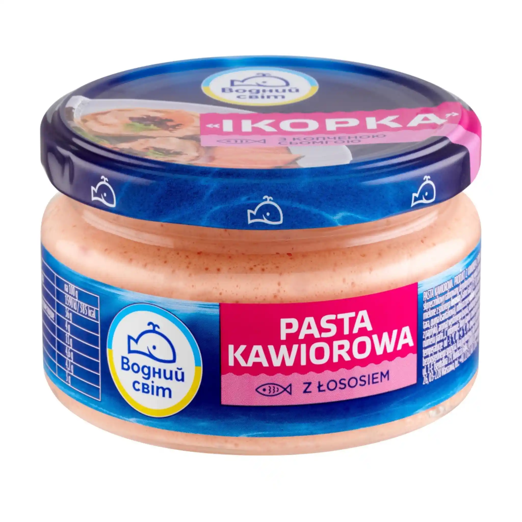 "Vodnyj svit", "Ikorka", Kaviárová pasta s uzeným lososem 160g/6ks