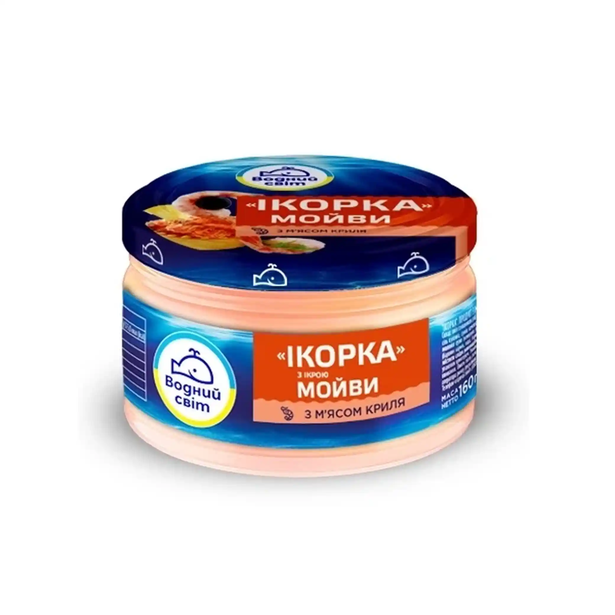 "Vodnyj svit"(0539), "Ikorka", Kaviárová pasta s krilem, 160g/6ks