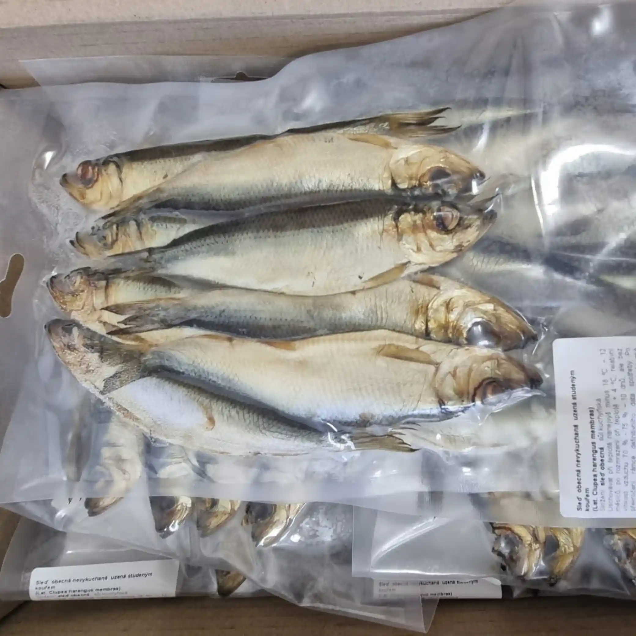 Posejdon Sleď celá (salaka), uzená za studena, 250g/3kg