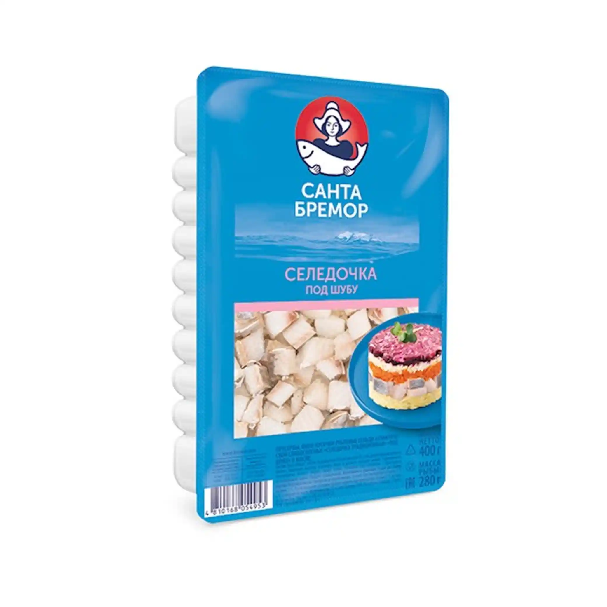 SB Kousky sleďového filetu „Tradiční pod šubu“, 400g/6ks