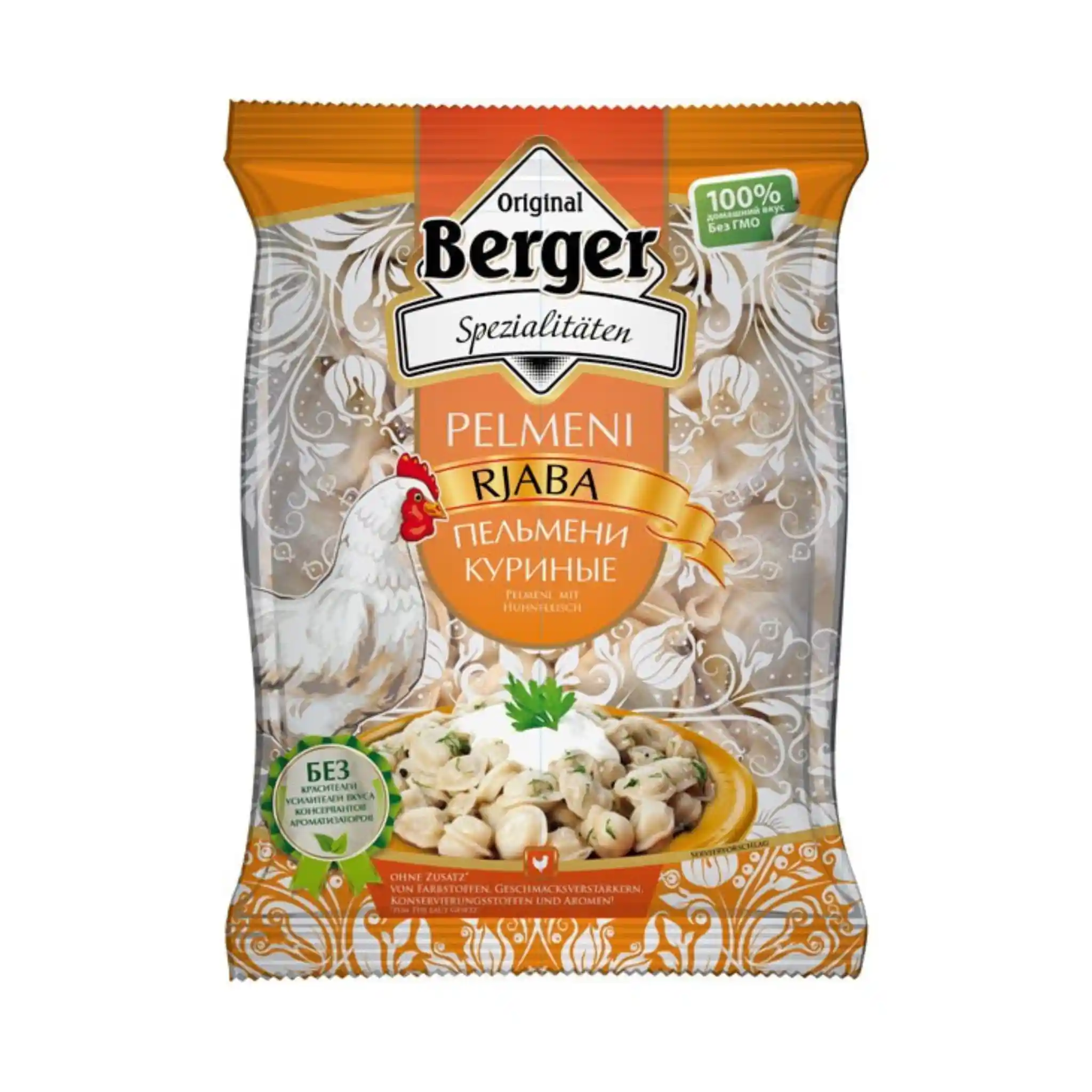 BERGER Pelmeně Rjaba kuřečí, 900g/12ks