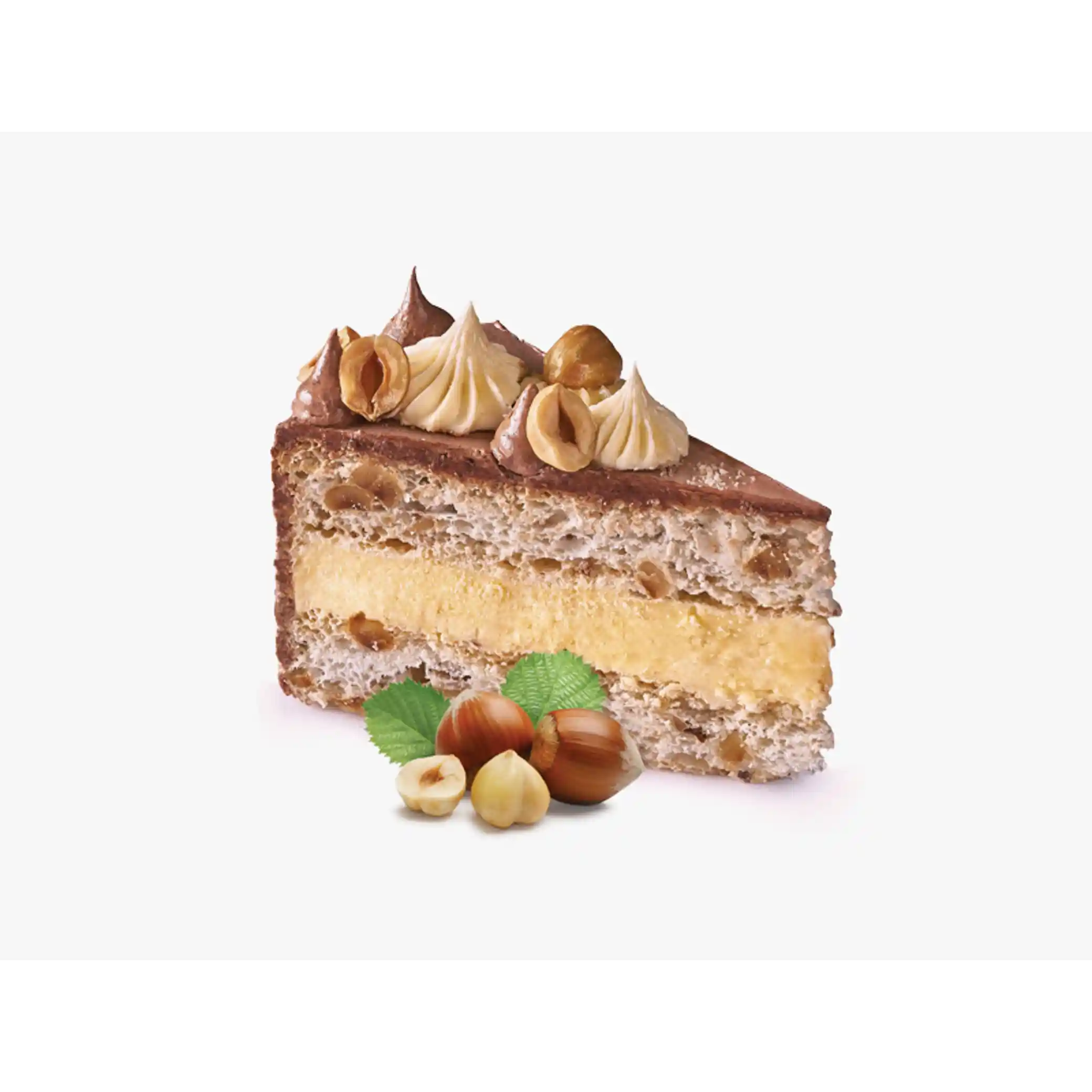 KBKK Dort „Kyjevský dar“ s lískovými ořechy, mražený — 450g / 4 ks