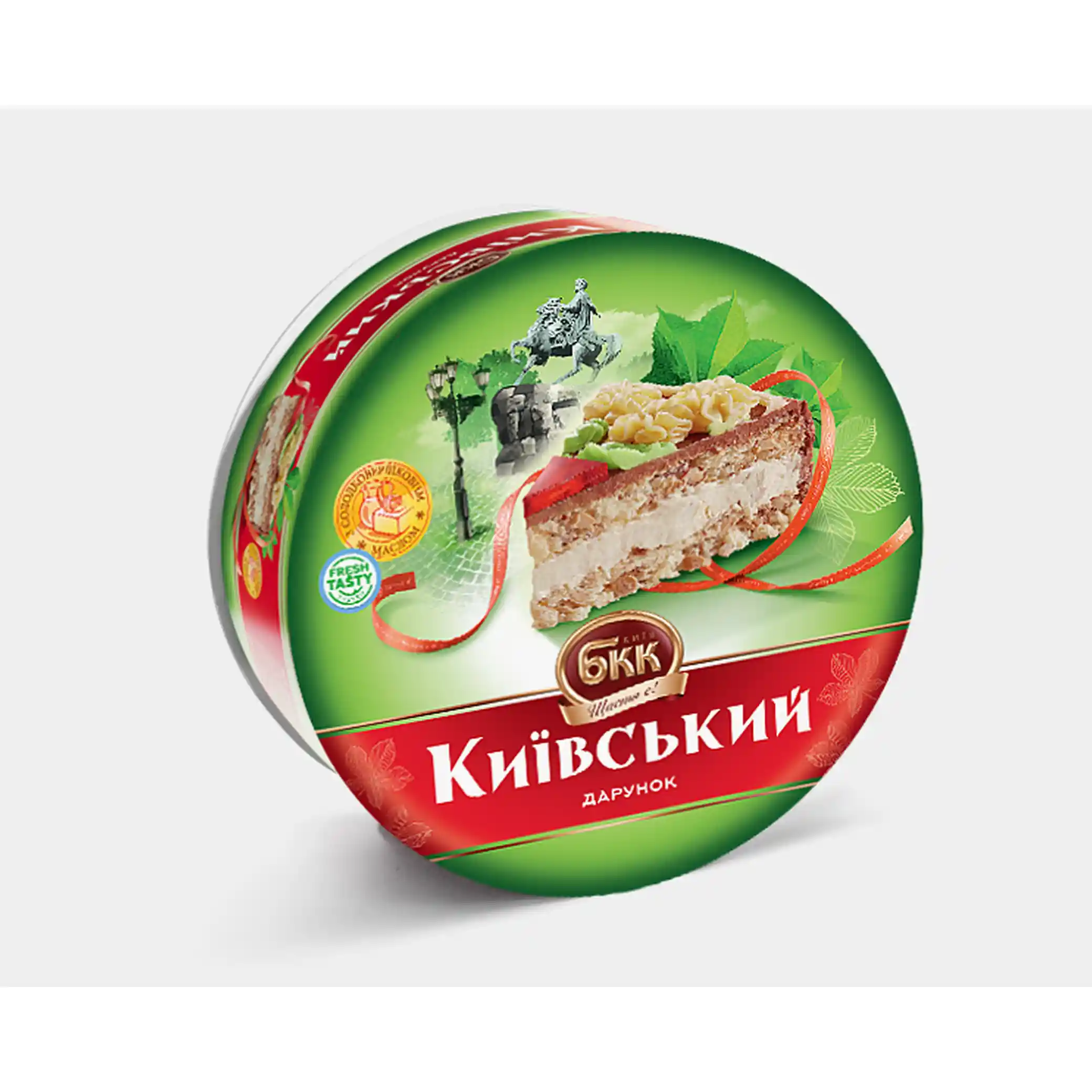 KBKK Dort „Kyjevský dar“ s arašídy, mražený — 450 g / 4 ks