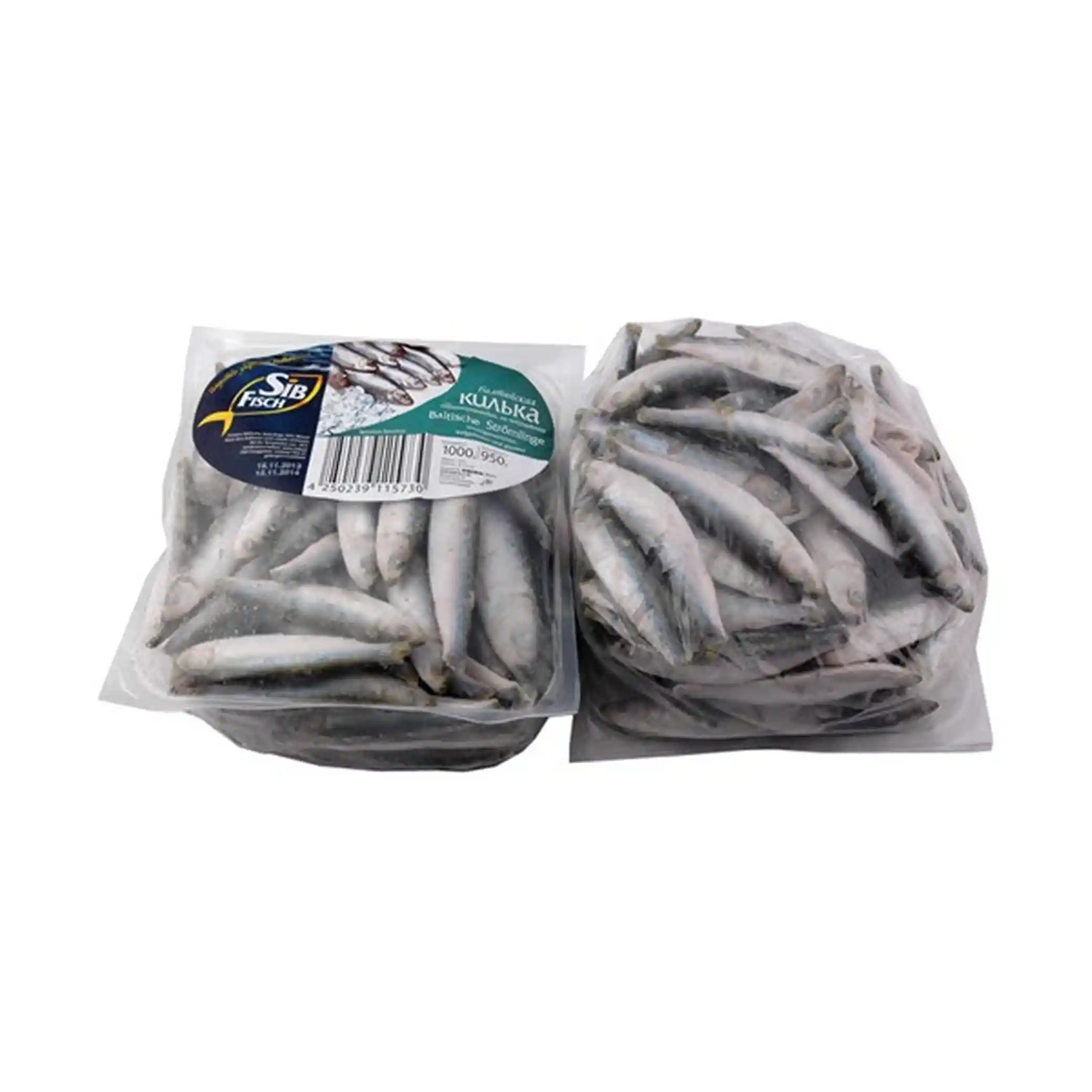 SibFisch Kilka (Šproty) nevykuchaná, s hlavou, 950 g/10ks